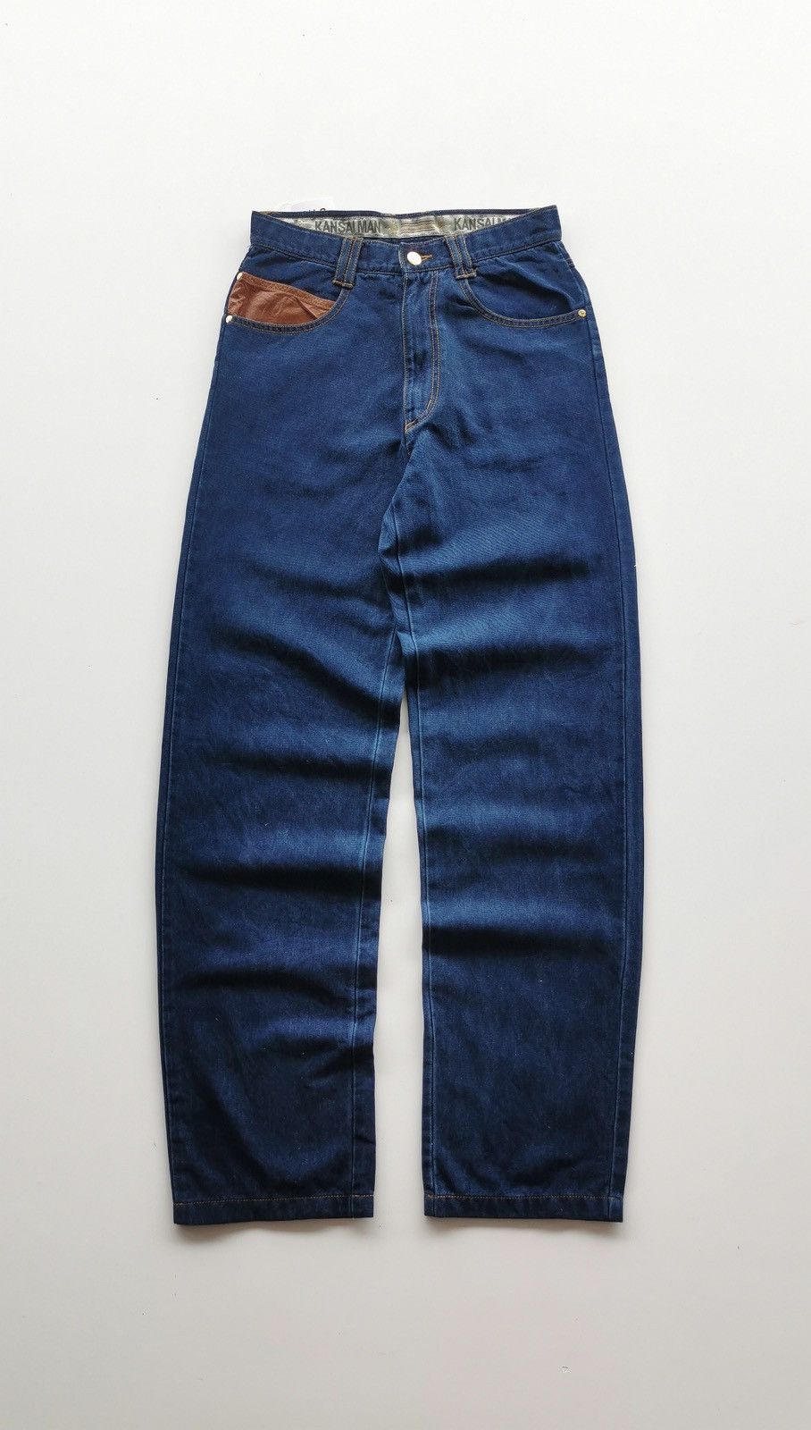 Kansai Yamamoto Vintage Kansai Man Embroidery Logo Jeans ( Size 28x43.5 ) Size US 28 / EU 44 - 3 Thumbnail