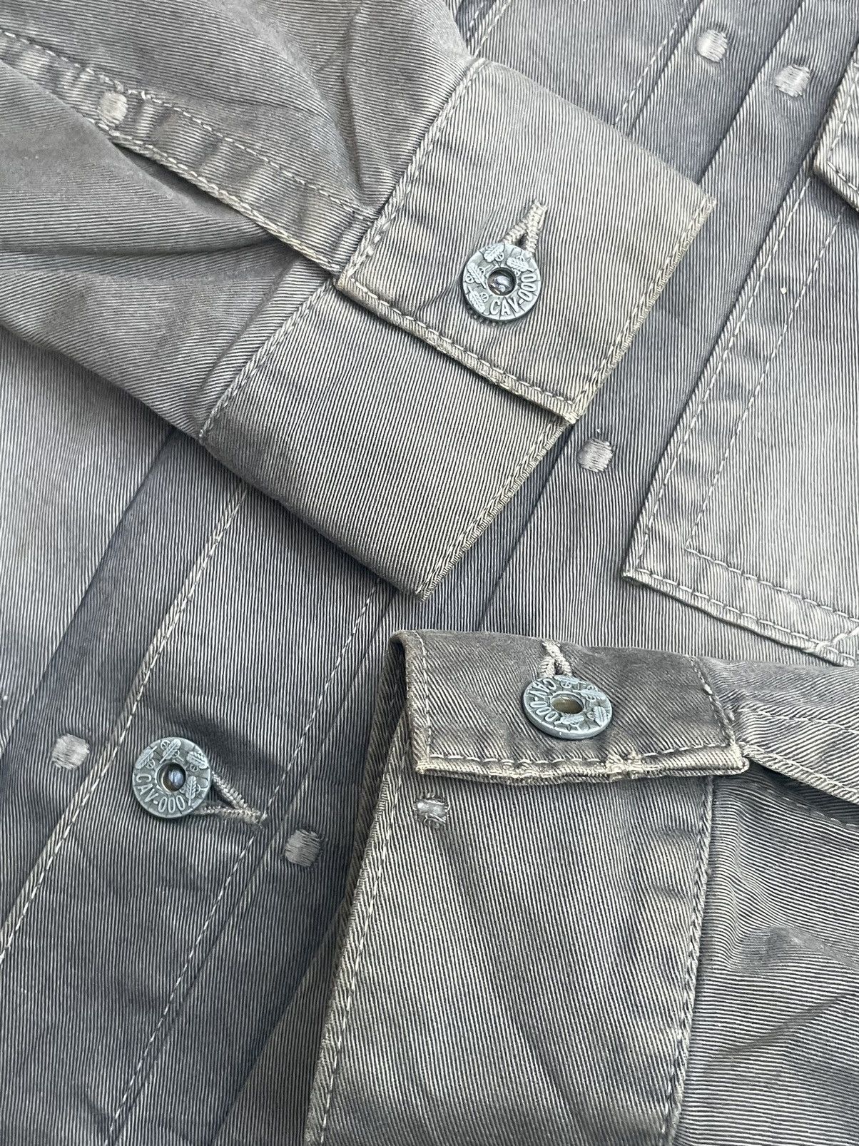 Japanese Brand Cav-000 Sun Faded Denim Jacket Size US S / EU 44-46 / 1 - 12 Thumbnail