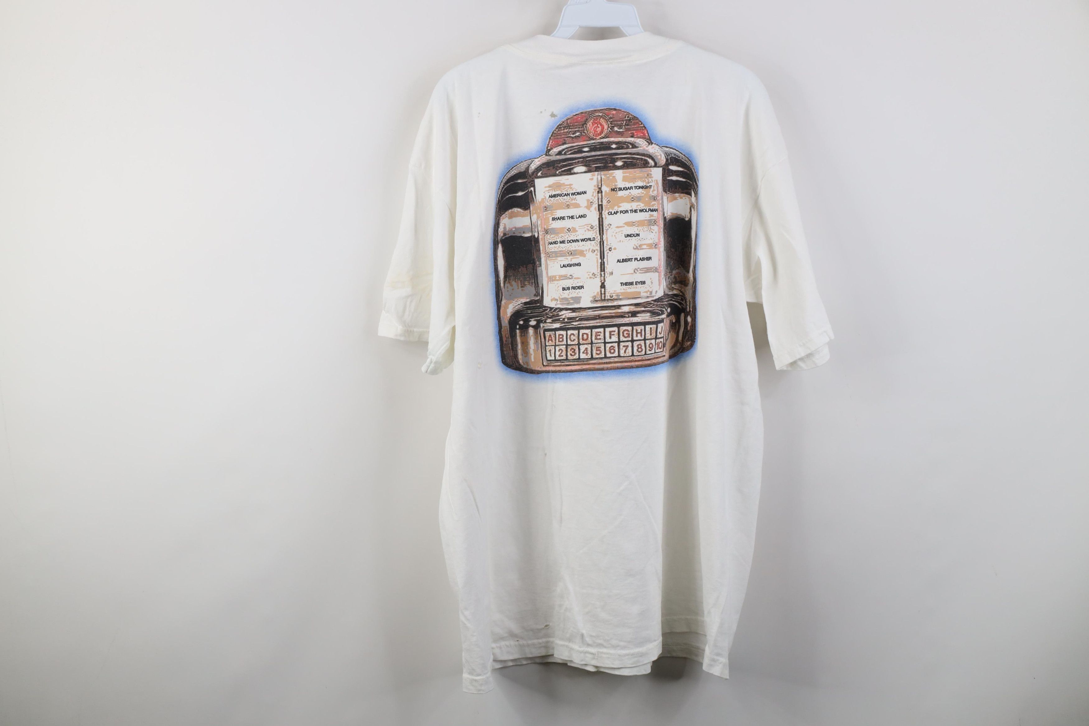 Vintage Vintage 90s American The Guess Who Band T-Shirt White USA Size US XL / EU 56 / 4 - 15 Thumbnail