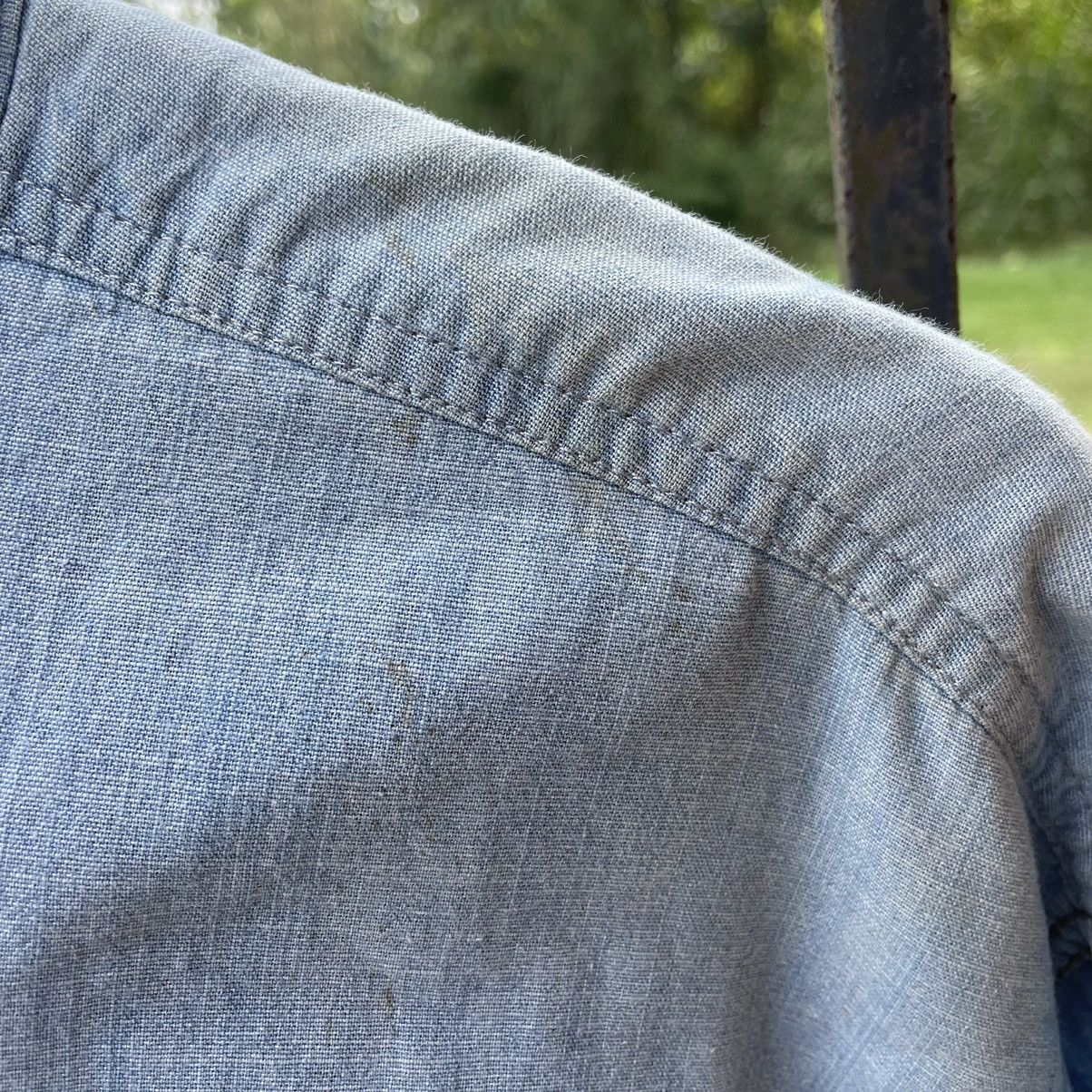 Vintage × Wrangler 🔥Oversize Vintage Wrangler Stoned Wash Western Button Shirts Size US XXL / EU 58 / 5 - 7 Thumbnail