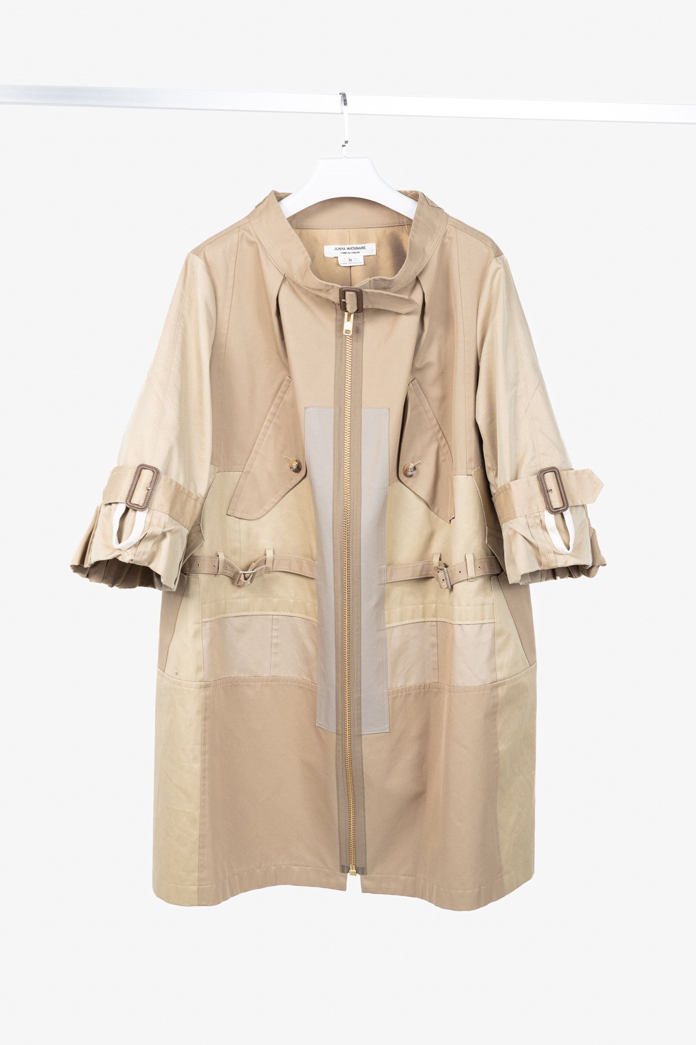 Junya Watanabe Junya Watanabe Comme Des Garcons SS20 Patchwork Trench Coat Size M / US 6-8 / IT 42-44 - 1 Thumbnail