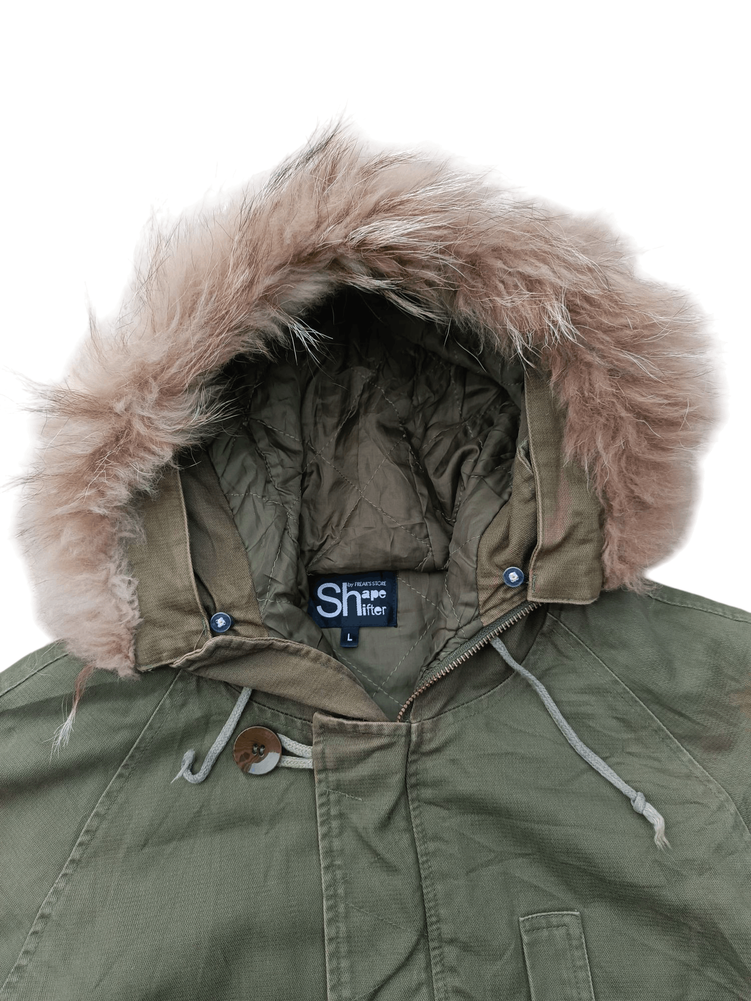 Japanese Brand Fur Hoodie Shape Shifter By Freaks Store FR002 Size US L / EU 52-54 / 3 - 3 Thumbnail