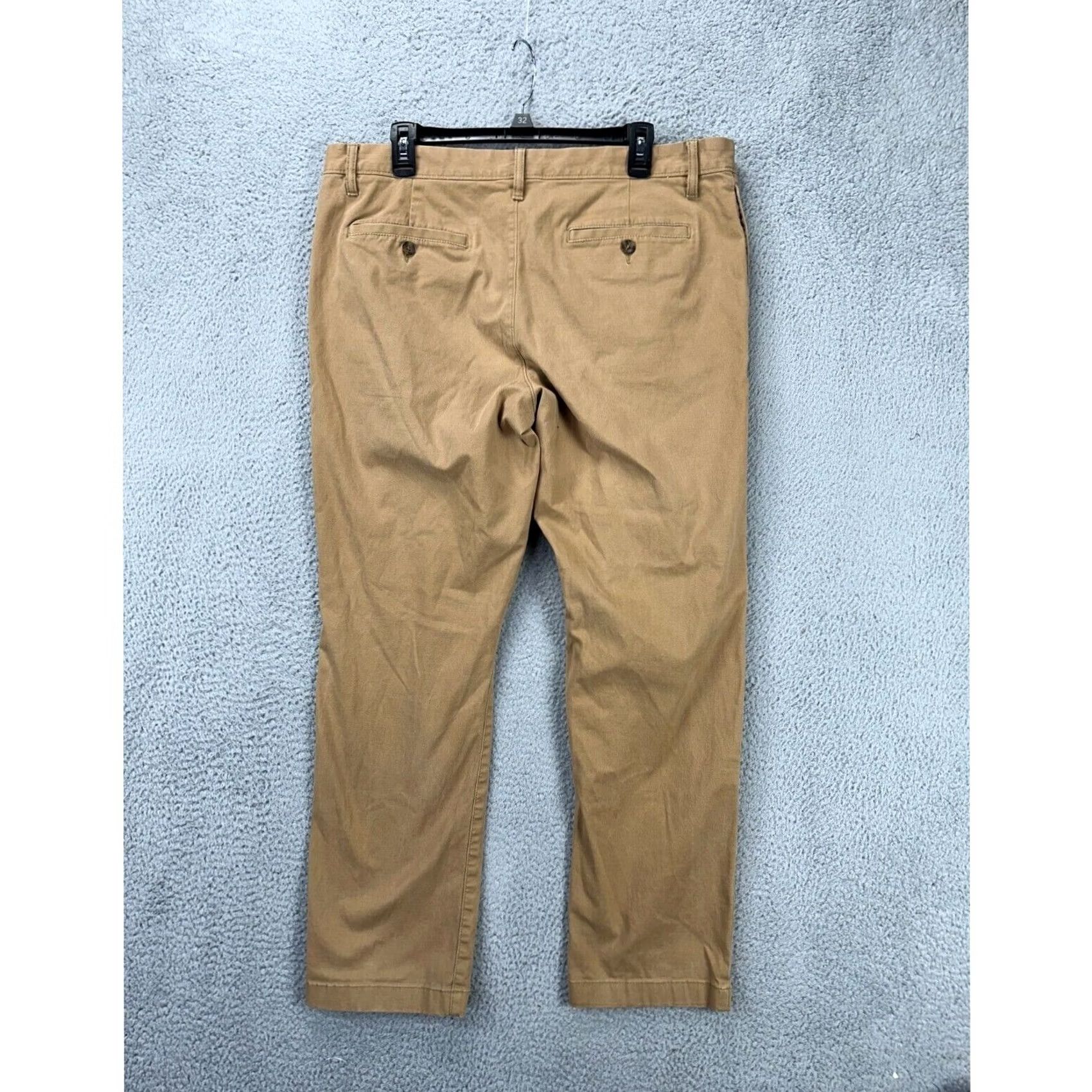 Vintage Wallin Bros. Mens Khakis Chino Pants Tan 38X30 Straight Leg Flat Front Pockets Size US 38 / EU 54 - 2 Thumbnail