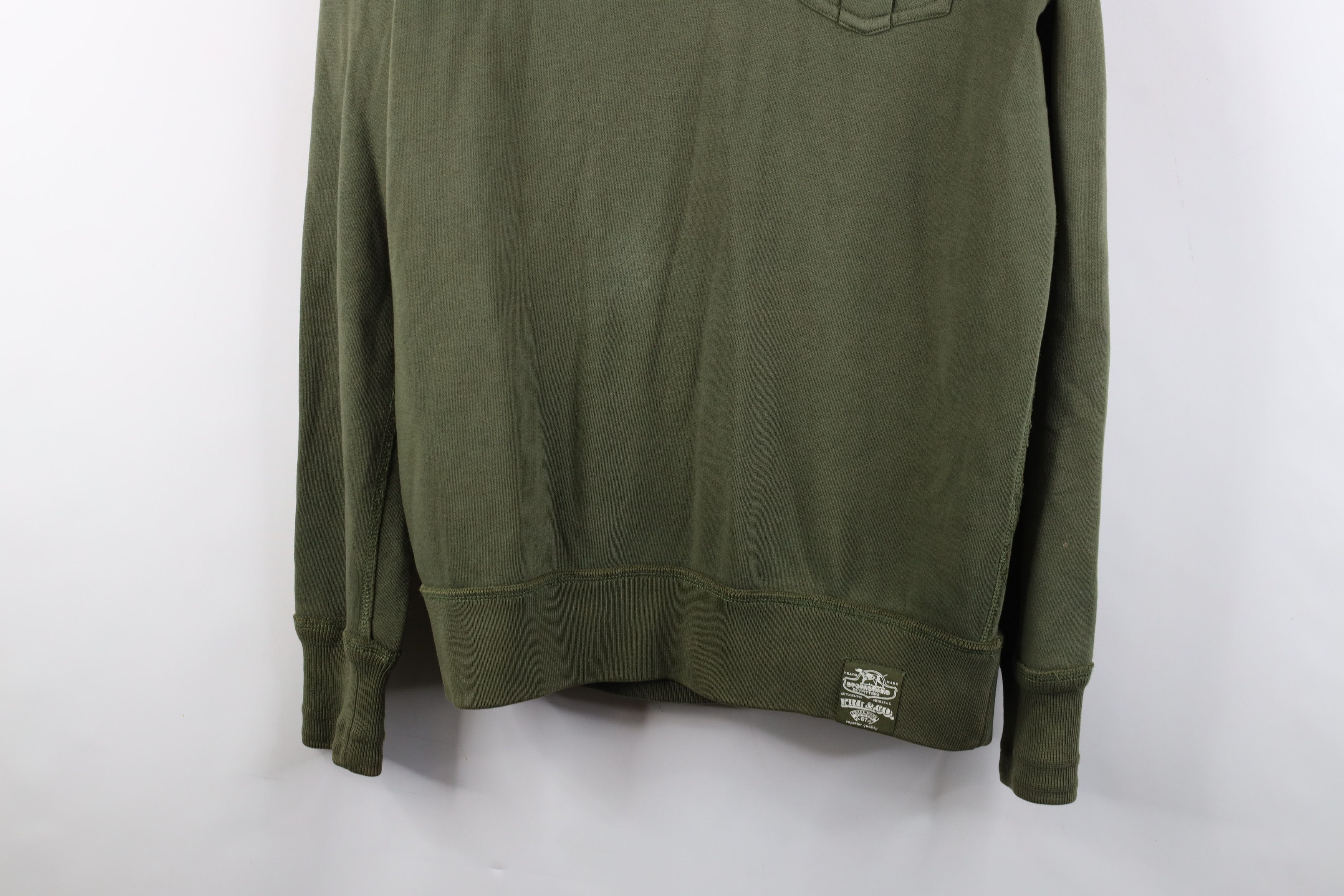 Polo Ralph Lauren Vintage 90s Ralph Lauren Sportsman Collar Sweatshirt Green Size US M / EU 48-50 / 2 - 3 Thumbnail