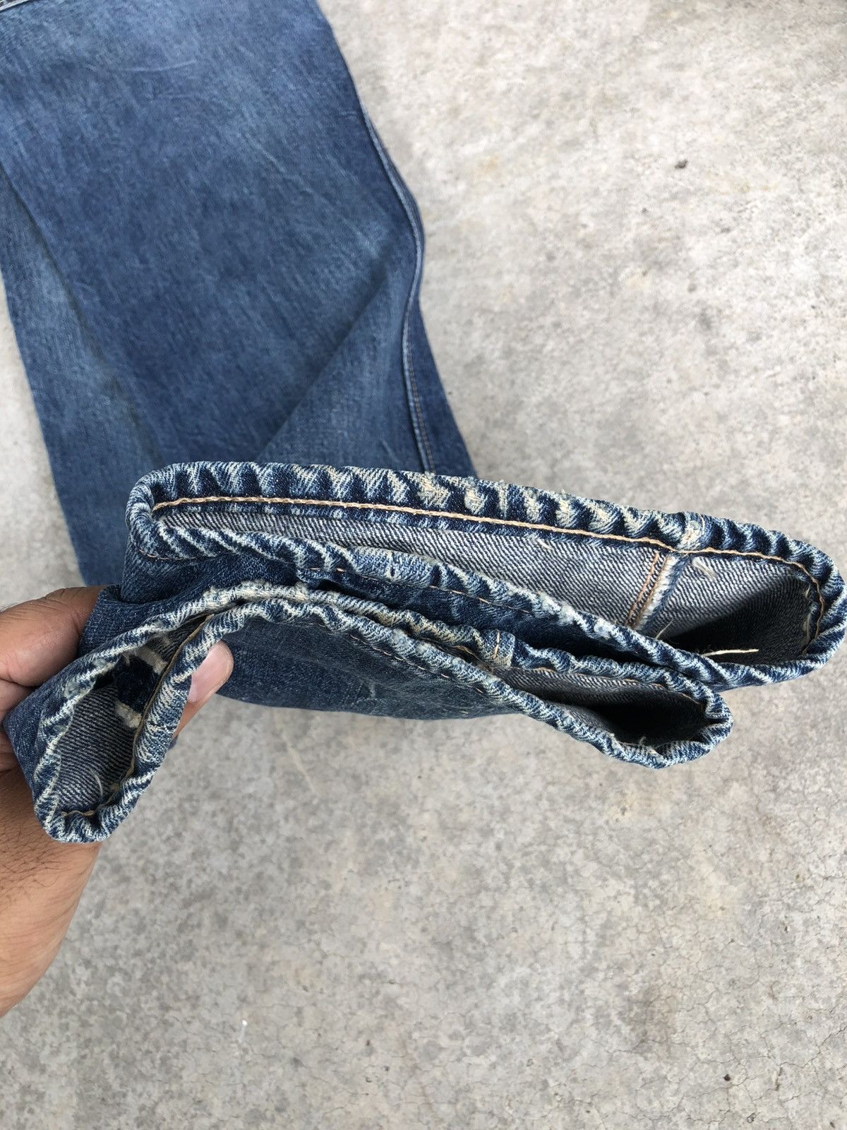 Warehouse & Co. Japanese Warehouse Duck Digger Selvedge Denim Diatressed Size US 28 / EU 44 - 14 Thumbnail