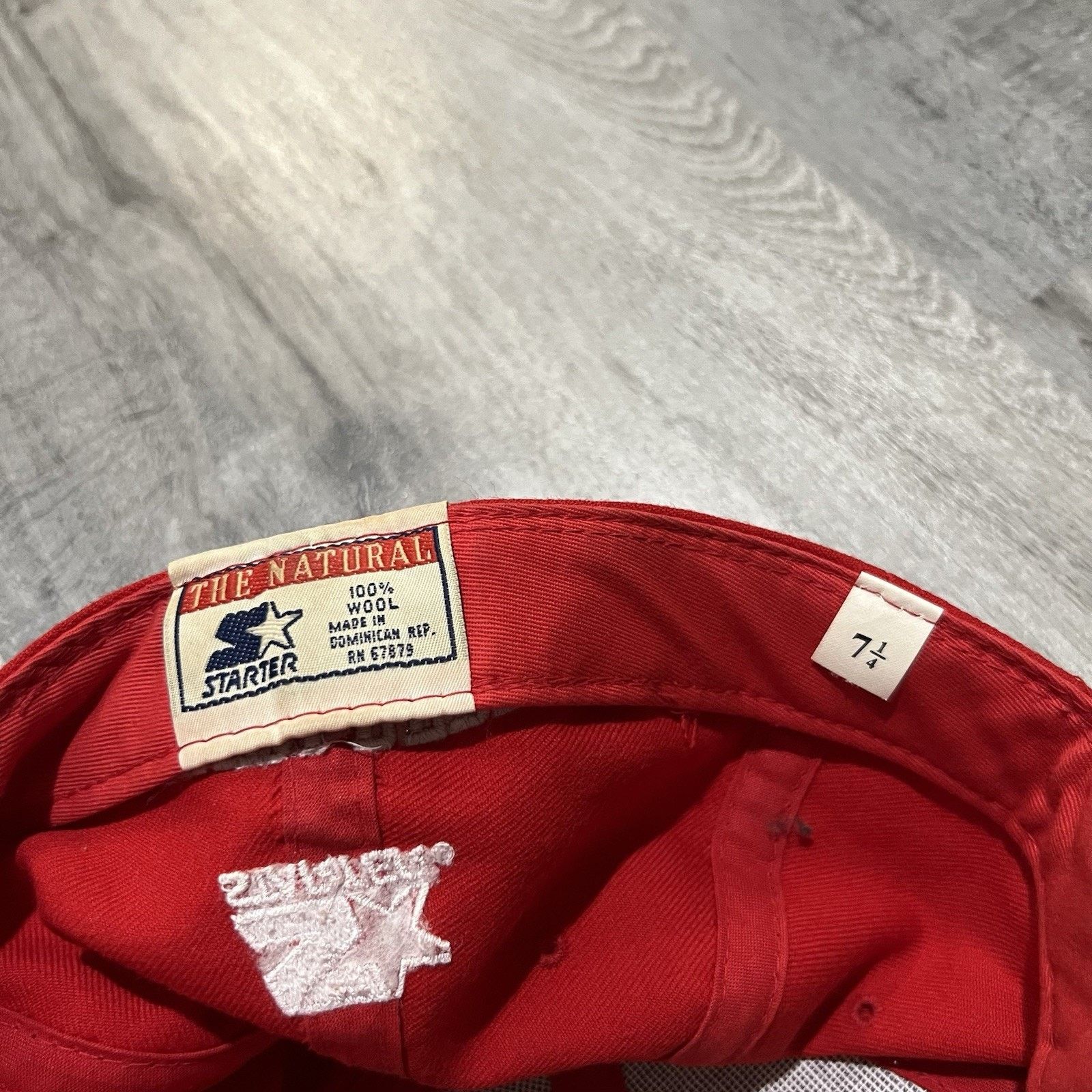 Starter Vintage UNLV Runnin Rebels Starter Fitted Hat Cap Wool 7 1/4 Size ONE SIZE - 5 Thumbnail
