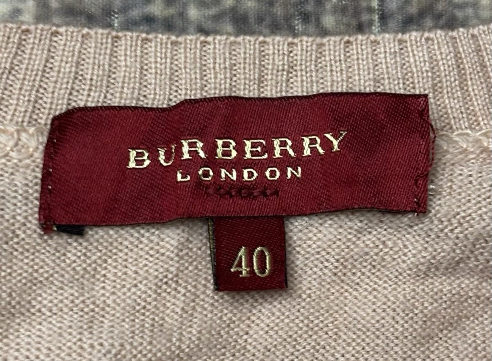Other Burberry London Sweater Womens 40 Small Merino Wool Pearl Size S / US 4 / IT 40 - 2 Thumbnail
