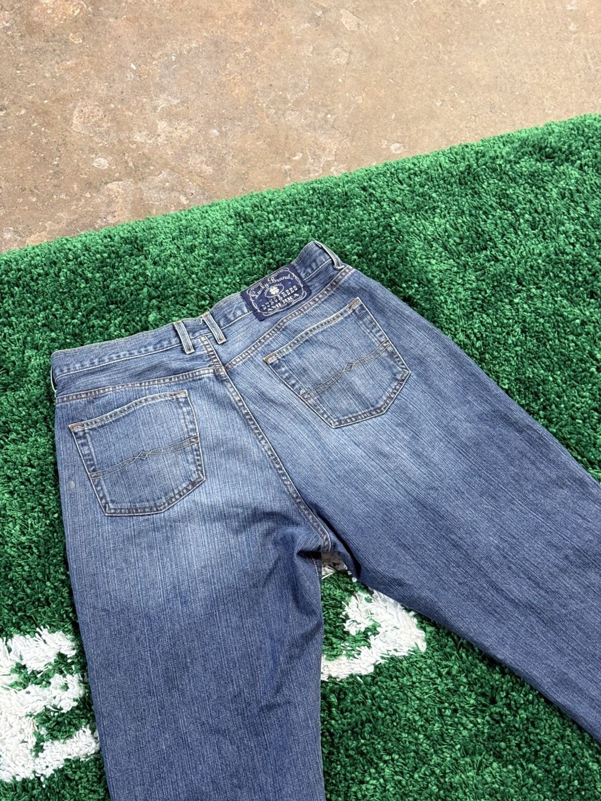 Lucky Brand × Vintage Vintage Lucky Brand Boot Cut Denim Jeans Y2k 00s 38 Size US 38 / EU 54 - 6 Thumbnail