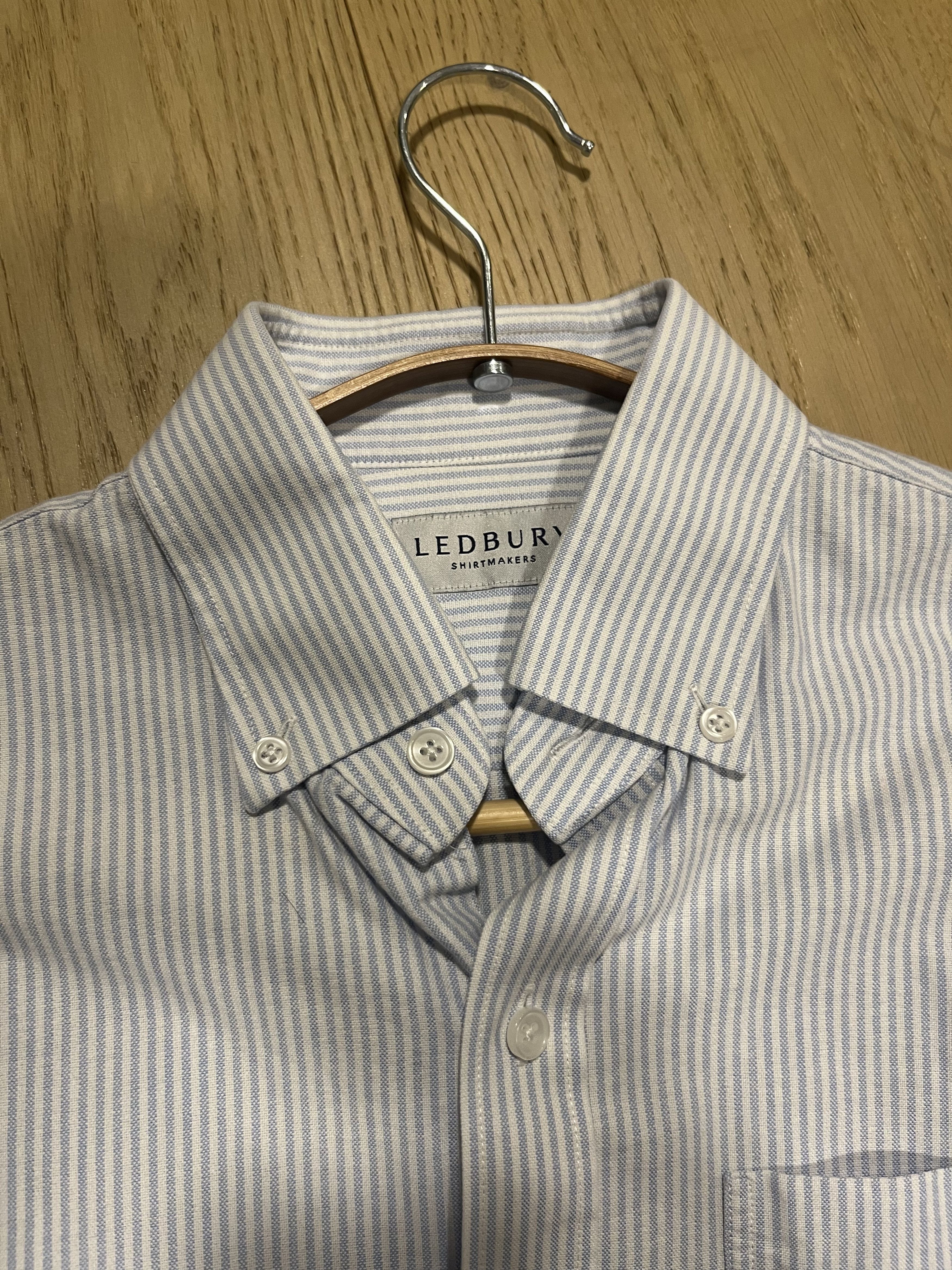 Spier & Mackay Spier and Mackay custom blue white striped oxford Size US S / EU 44-46 / 1 - 1 Thumbnail