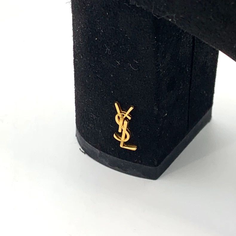 Saint Laurent Paris Saint Laurent Paris Black logo gold standard round-headed Size US 5.5 / IT 35.5 - 6 Thumbnail