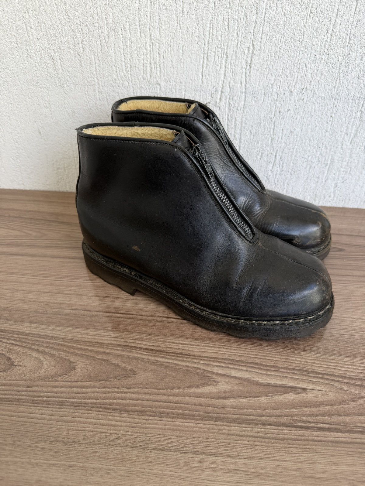 Paraboot Michael marche Vtg front zip boots Size US 9.5 / EU 42-43 - 1 Thumbnail