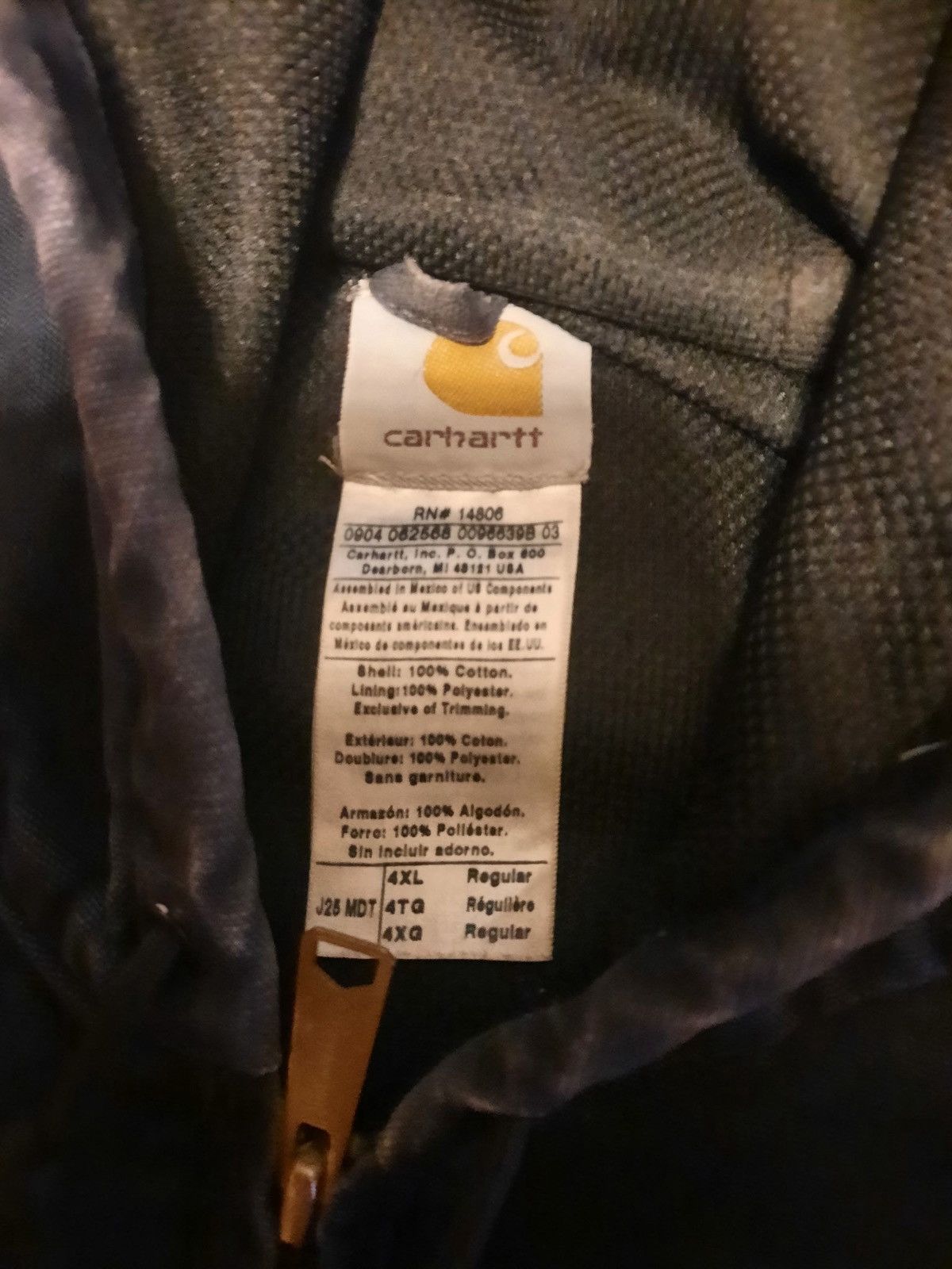 Carhartt ‘04 Carhartt Work Jacket, Fits a Mens XL/XXL Size US XL / EU 56 / 4 - 4 Thumbnail