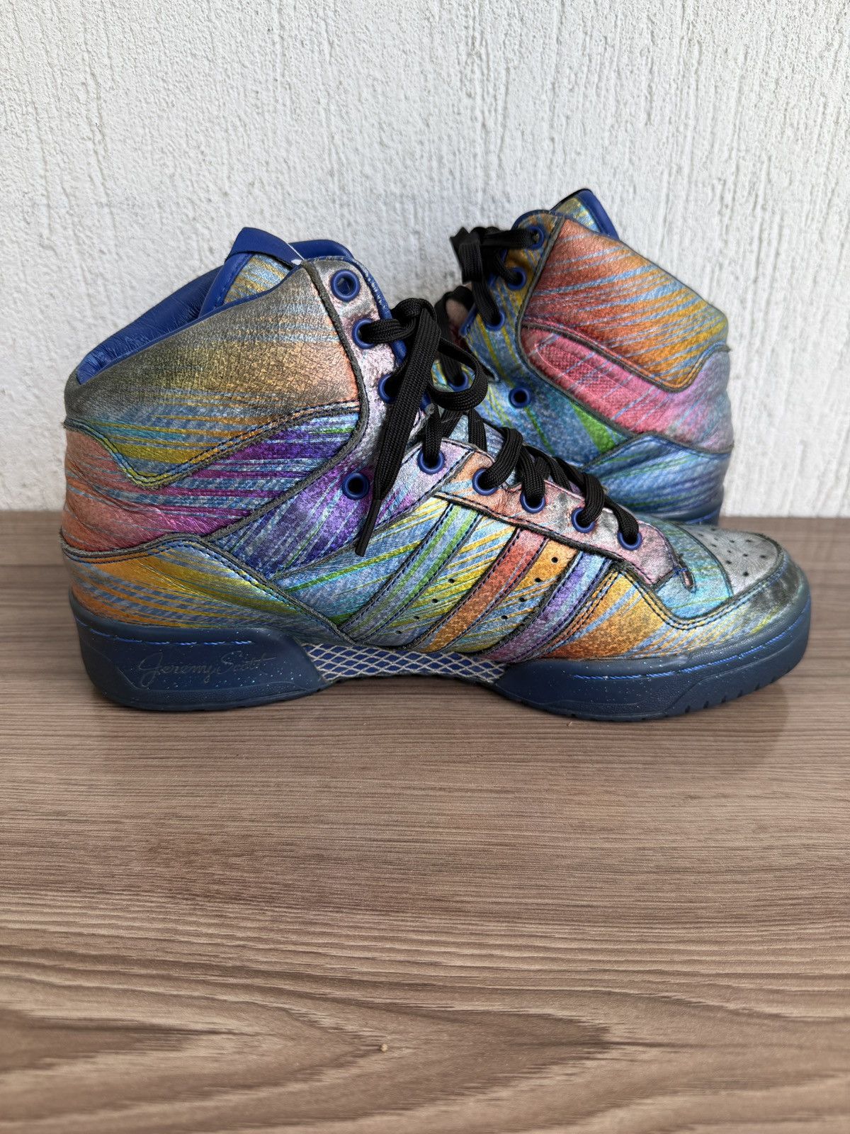 Adidas × Jeremy Scott Js wing high Sneaker Size US 9 / EU 42 - 14 Thumbnail