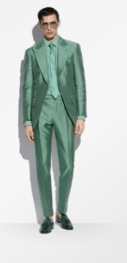 Tom Ford o1loc1c0724 2HAP01 Atticus Suit in Green Size US S / EU 44-46 / 1 - 2 Thumbnail