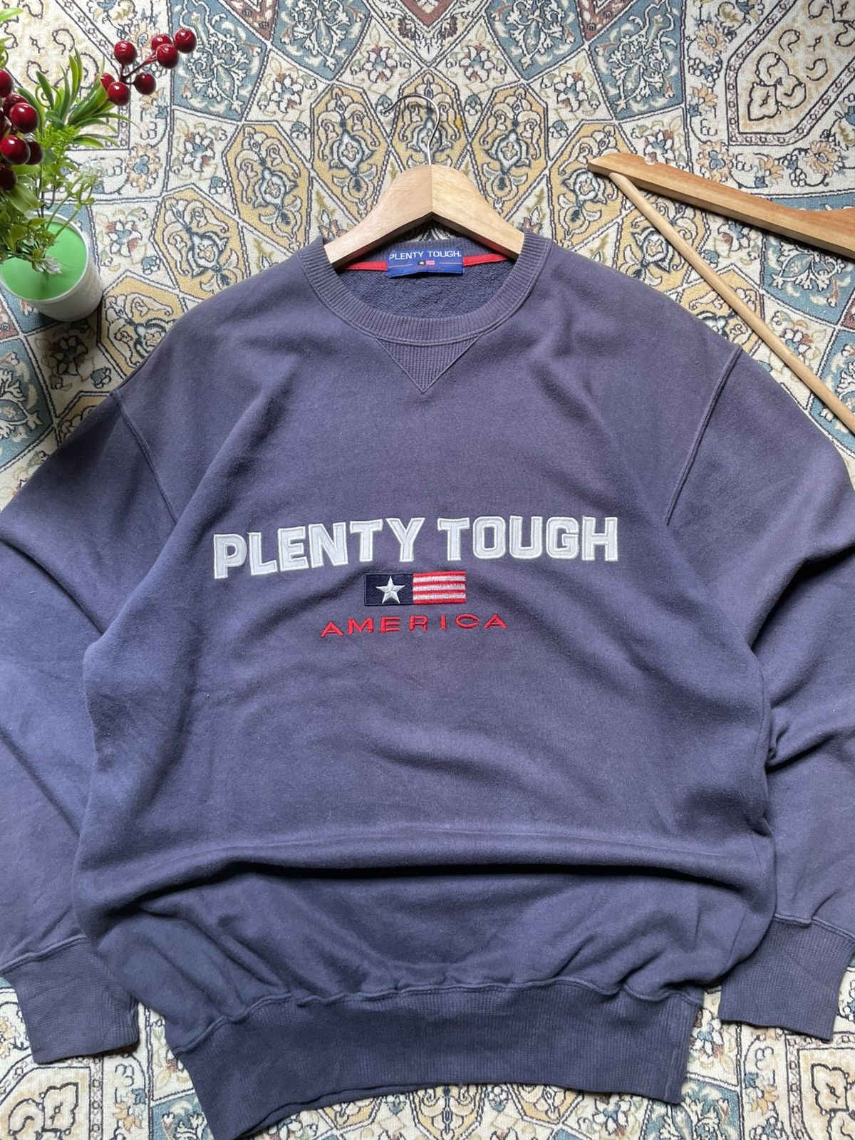 Other Vintage x Plenty Tough x Crewneck x Sweatshirt Size US L / EU 52-54 / 3 - 2 Thumbnail