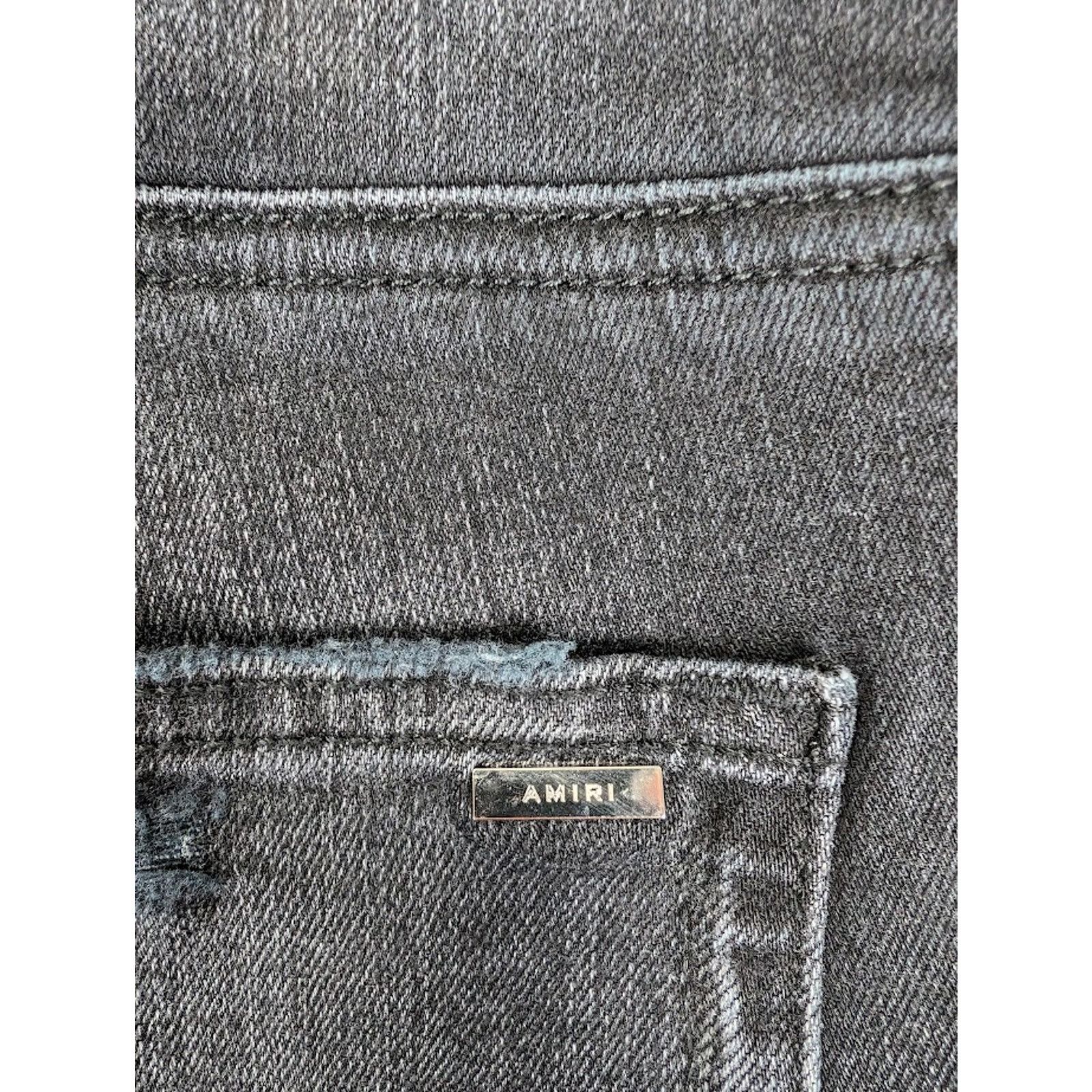 Amiri o1rshd1 Boucle MX1 Jeans in Aged Black Size US 38 / EU 54 - 18 Thumbnail