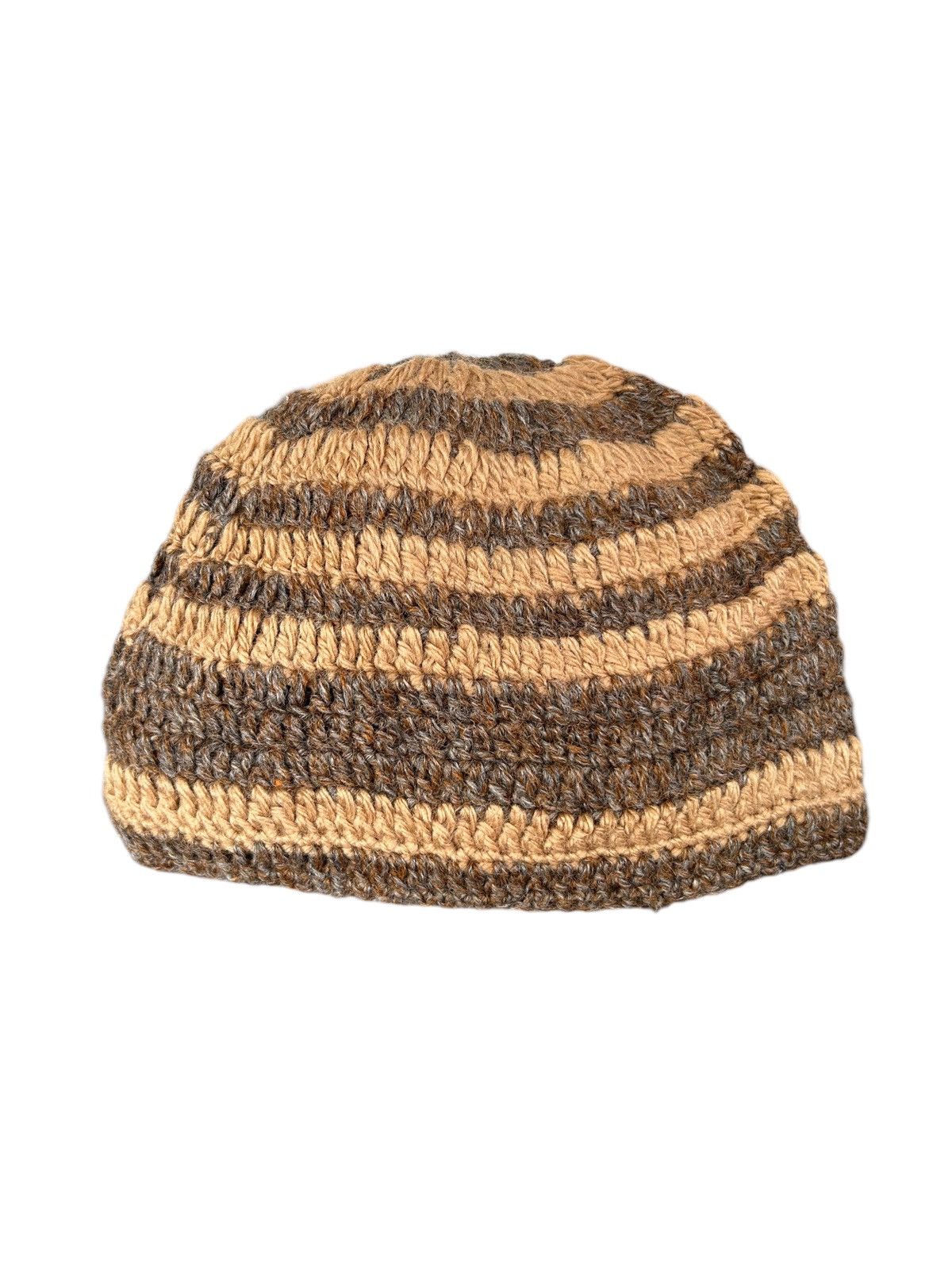 Japanese Brand × Kapital × Vintage Crochet Knitted handmade Beanie Hats ☠️☠️ Size ONE SIZE - 1 Thumbnail