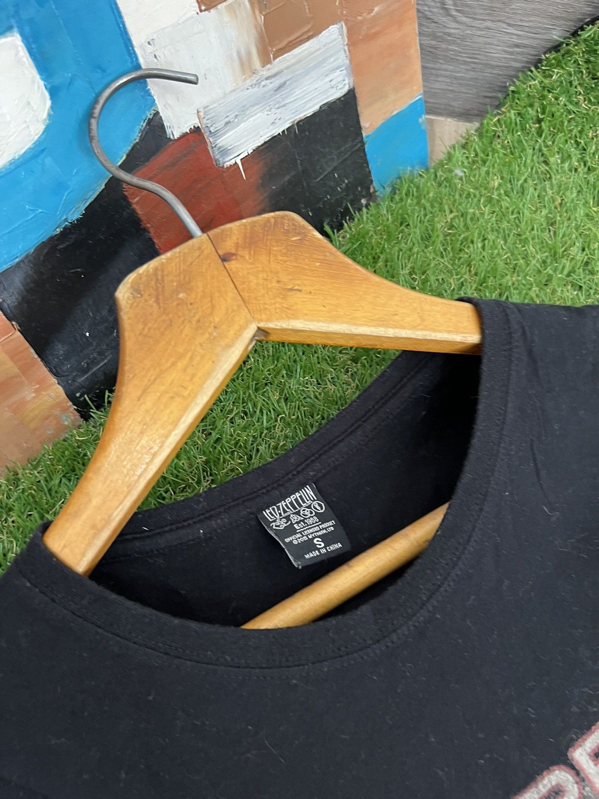 Band Tees × Vintage Vintage Led Zeppelin 90's Band T-shirt Size US S / EU 44-46 / 1 - 6 Thumbnail