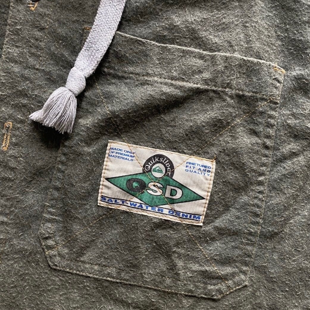 Quiksilver Quiksilver Vintage Salt-Water Denim Sleeveless Hoodie Size US L / EU 52-54 / 3 - 5 Thumbnail