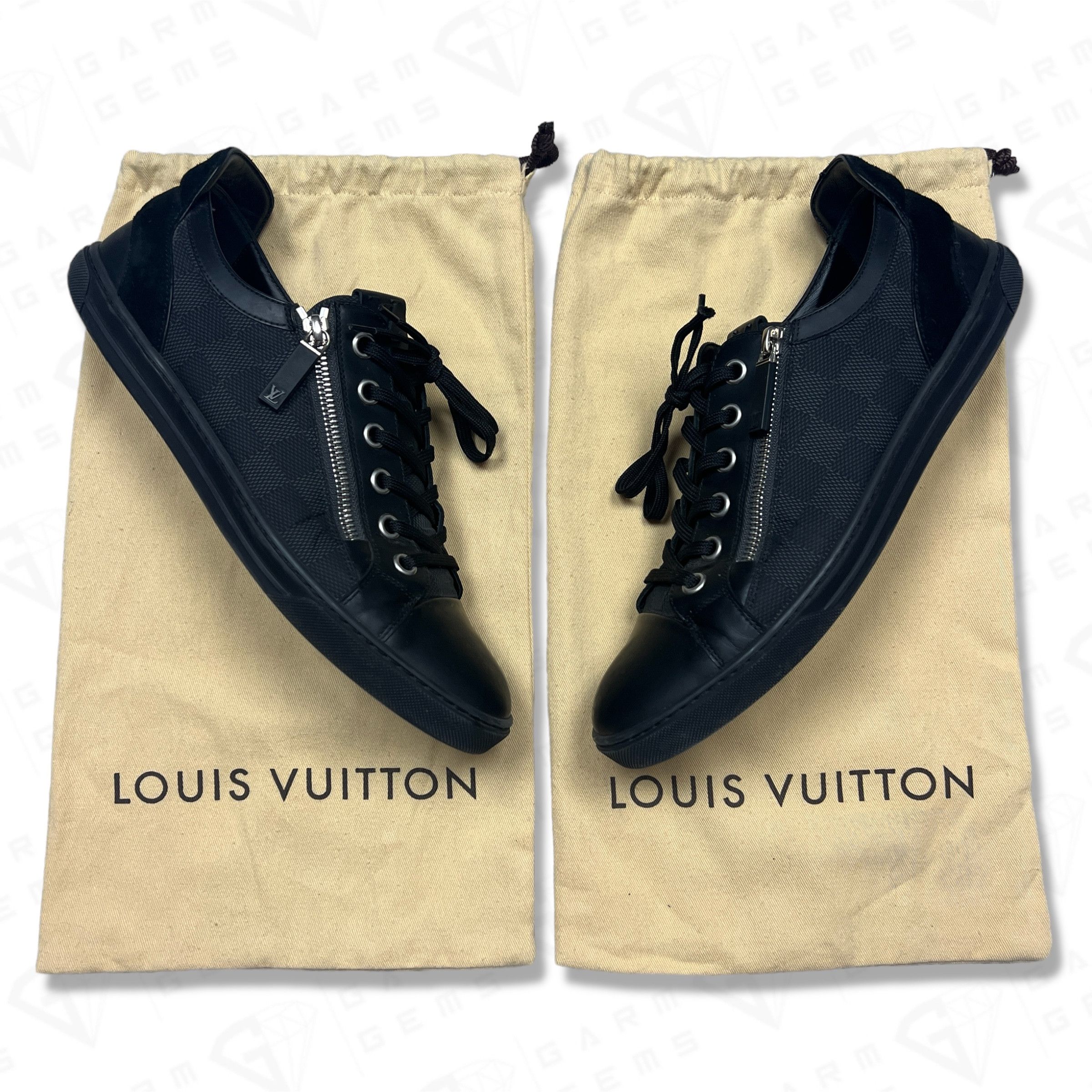 Louis Vuitton Louis Vuitton Damier Low Top Trainers Size US 9 / EU 42 - 10 Thumbnail