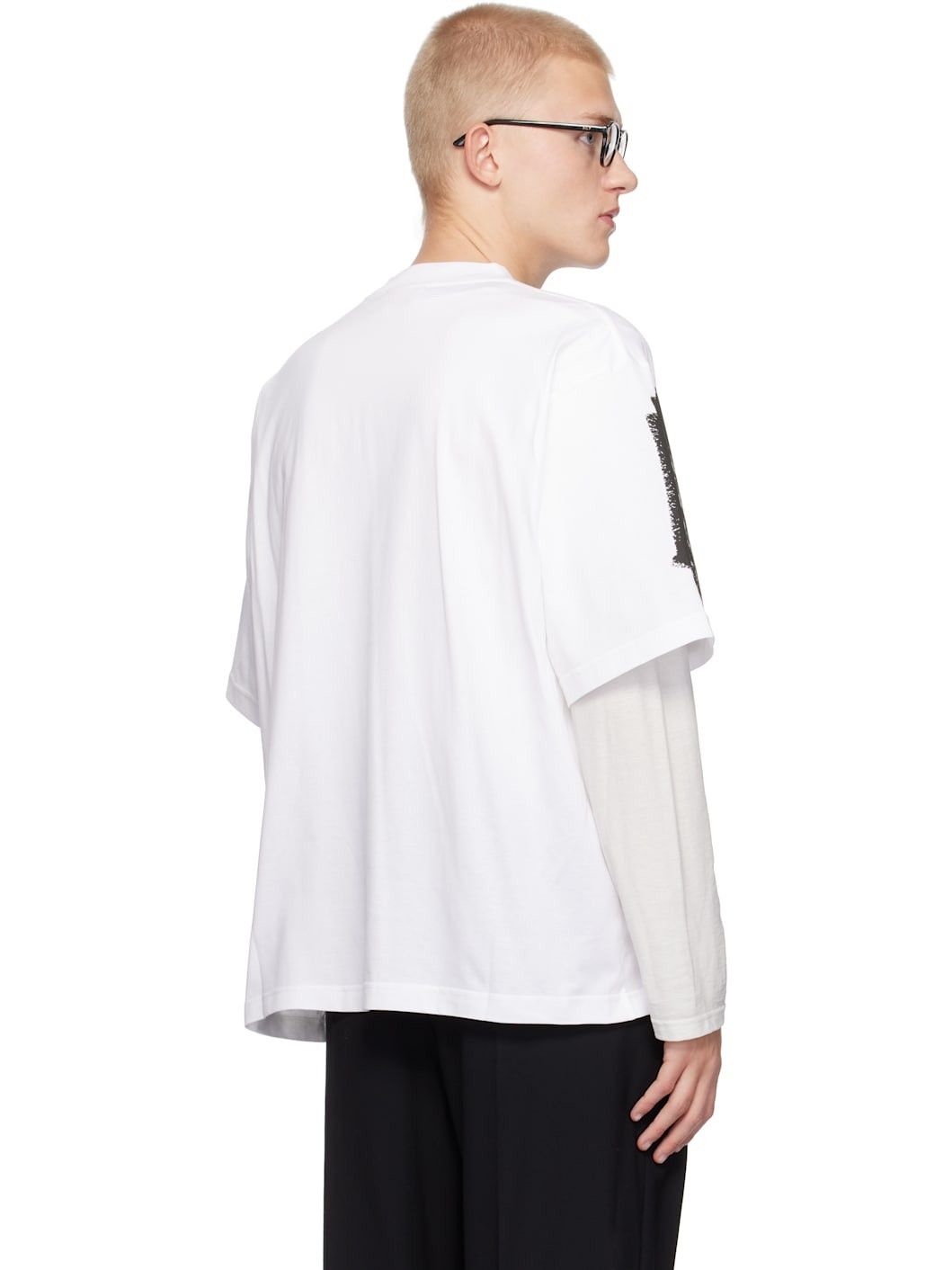 Marni o1f1d3z1125 30th Anniversary T-Shirt in Black/White Size US M / EU 48-50 / 2 - 4 Thumbnail