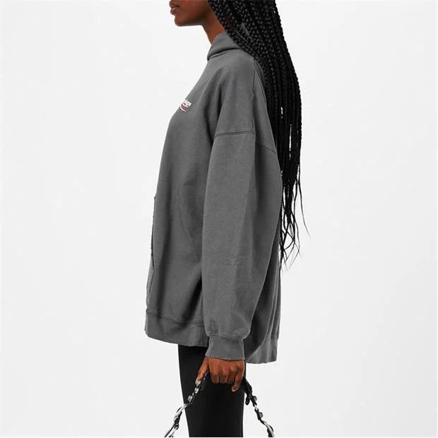 Balenciaga o1g2r1mq0924 Hoodies in Grey Size XS / US 0-2 / IT 36-38 - 4 Thumbnail
