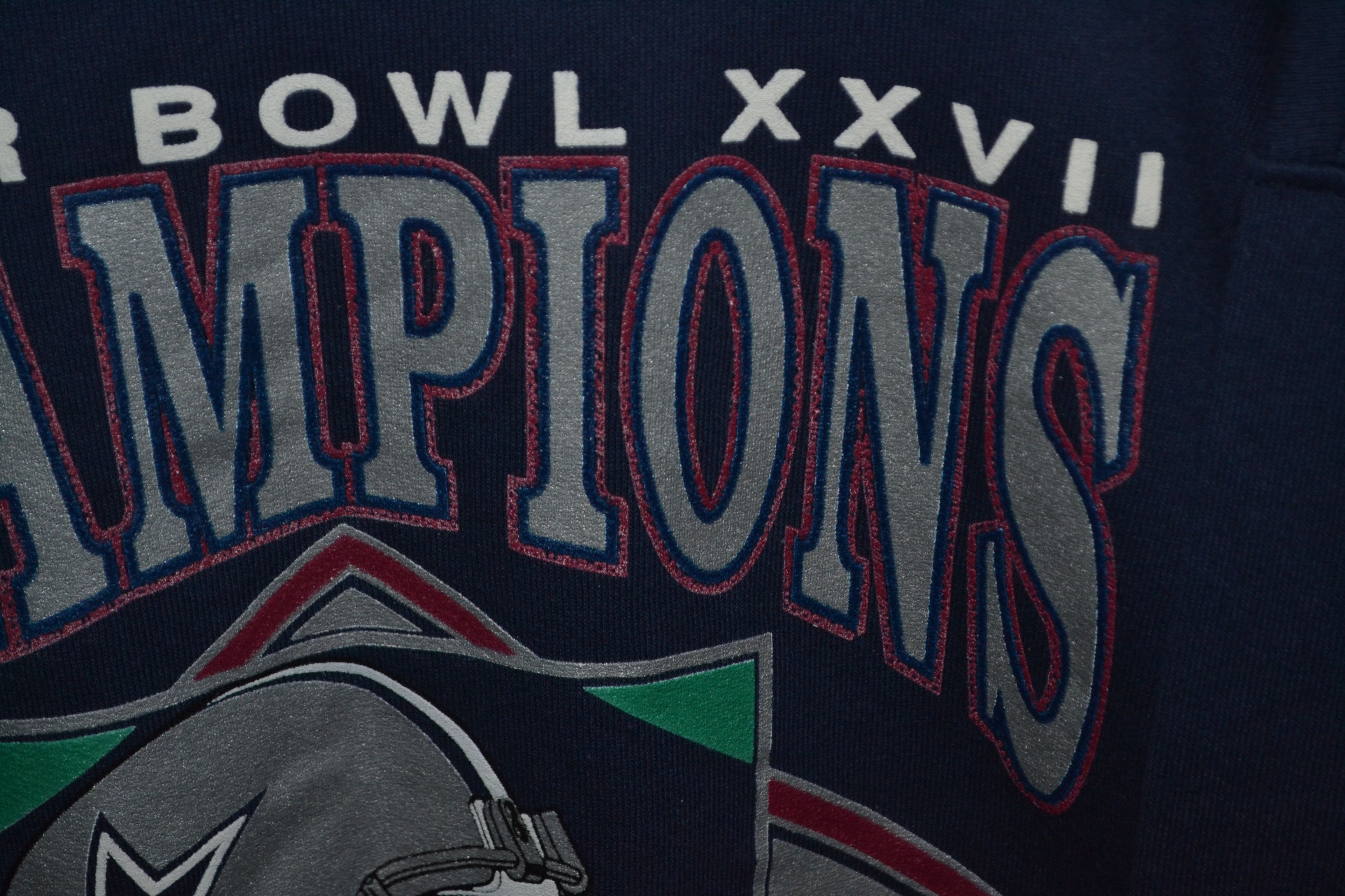 Vintage Dallas Cowboys XL Super Bowl NFL Sweatshirt Vintage 1993 USA Size US XL / EU 56 / 4 - 4 Thumbnail