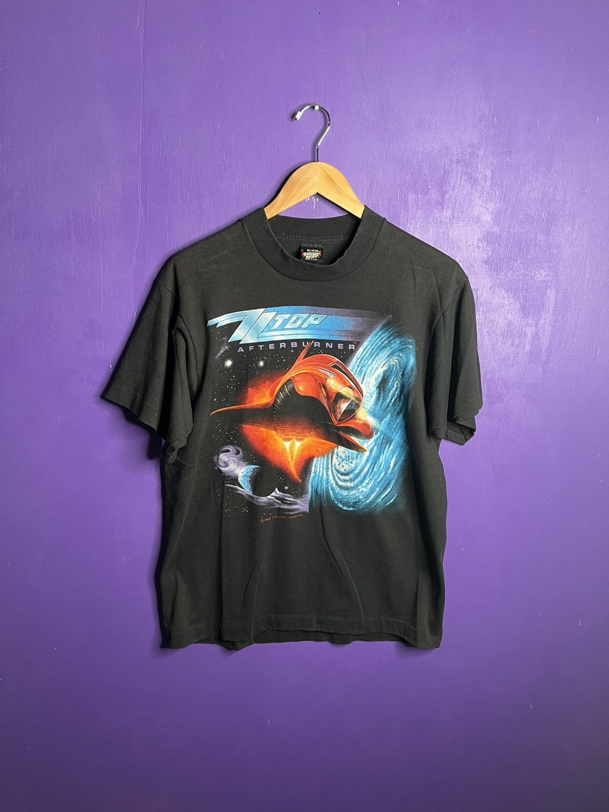 Band Tees × Vintage Vintage 1986 ZZ Top afterburner tour t-shirt Size US L / EU 52-54 / 3 - 1 Thumbnail