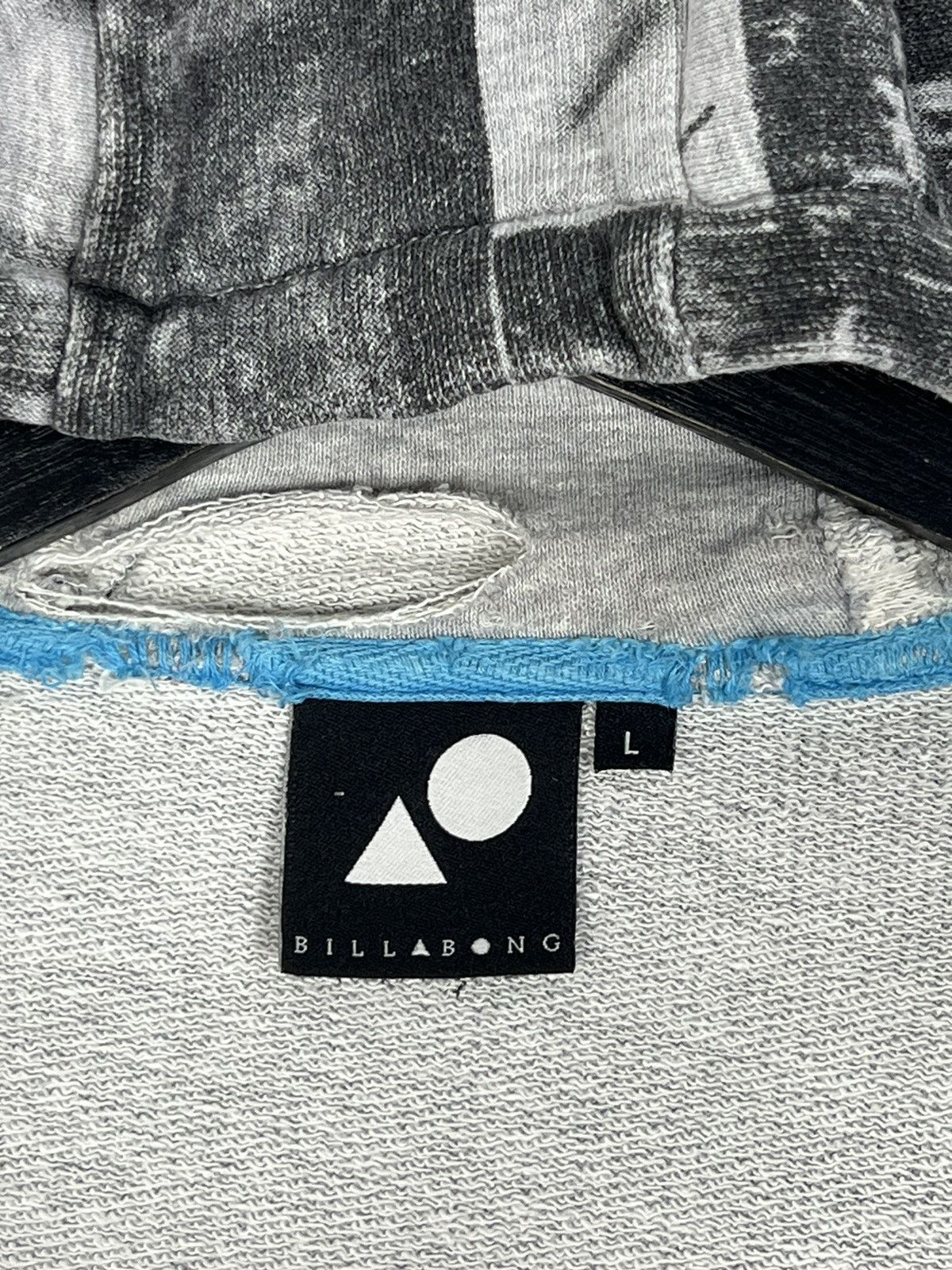 Billabong Distressed Billabong Overprint Zipper Hoodie Size US L / EU 52-54 / 3 - 8 Thumbnail