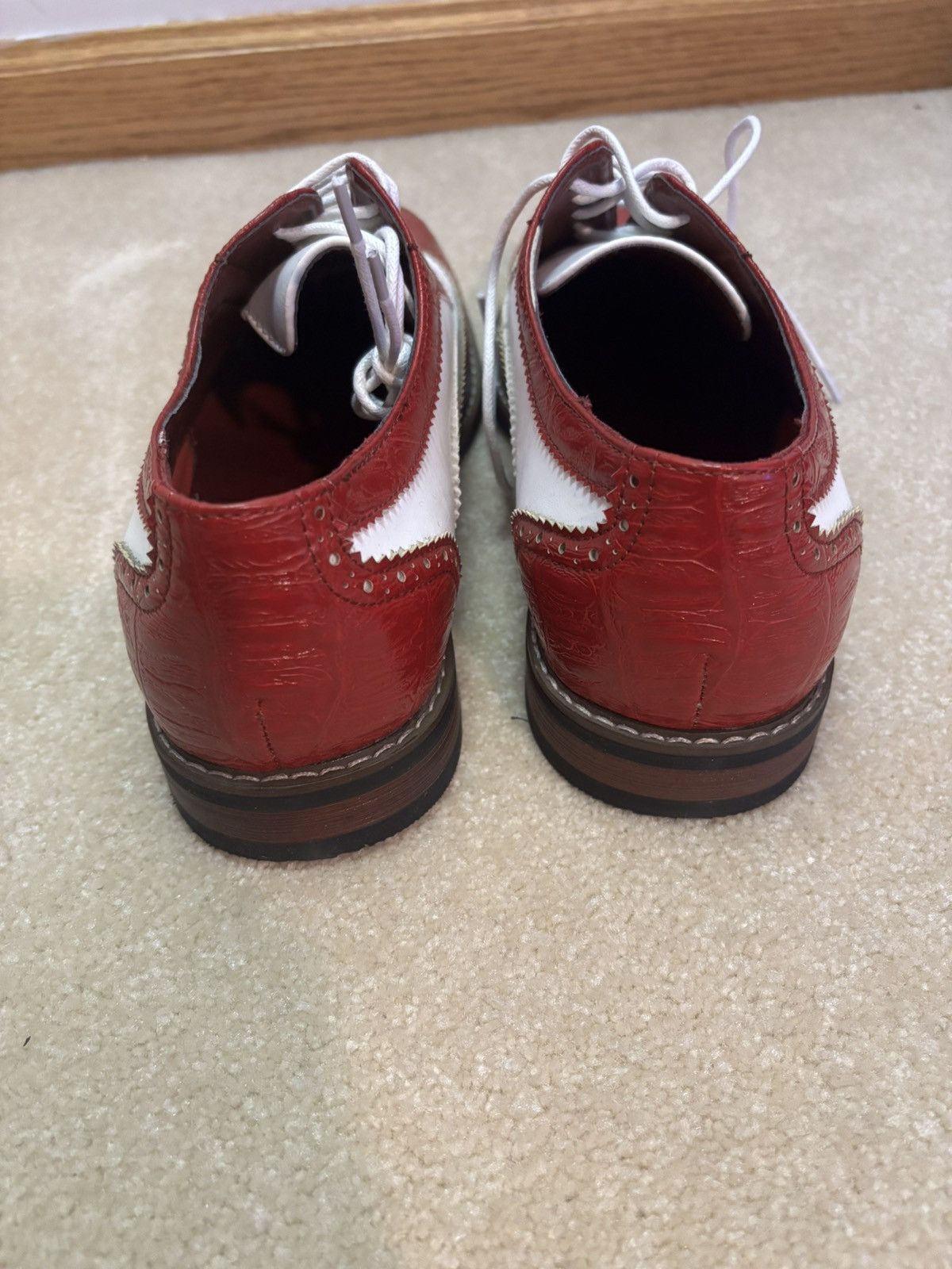 Other Men's Parrazo Italian Conrad Wing Tip shoes (9.5) Size US 9.5 / EU 42-43 - 6 Thumbnail