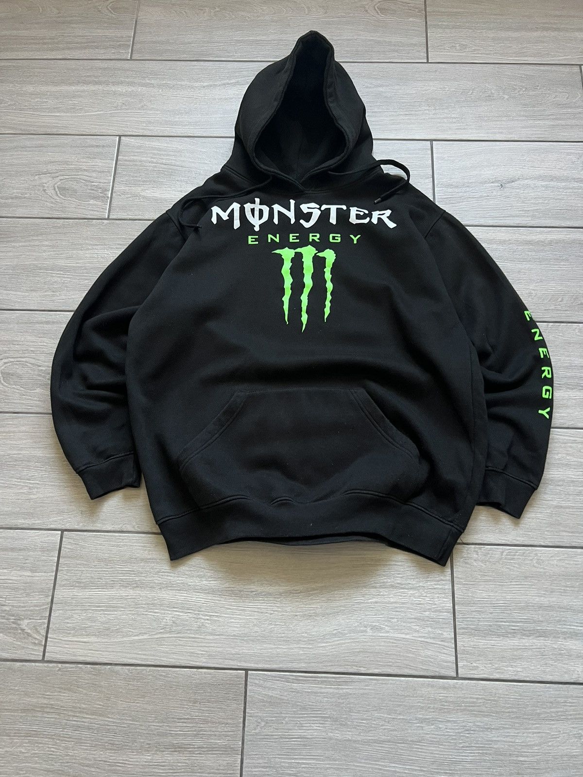 Fox Racing Crazy Y2K Monster Energy Zip Up Hoodie Vintage Avant Garde Size US L / EU 52-54 / 3 - 2 Thumbnail