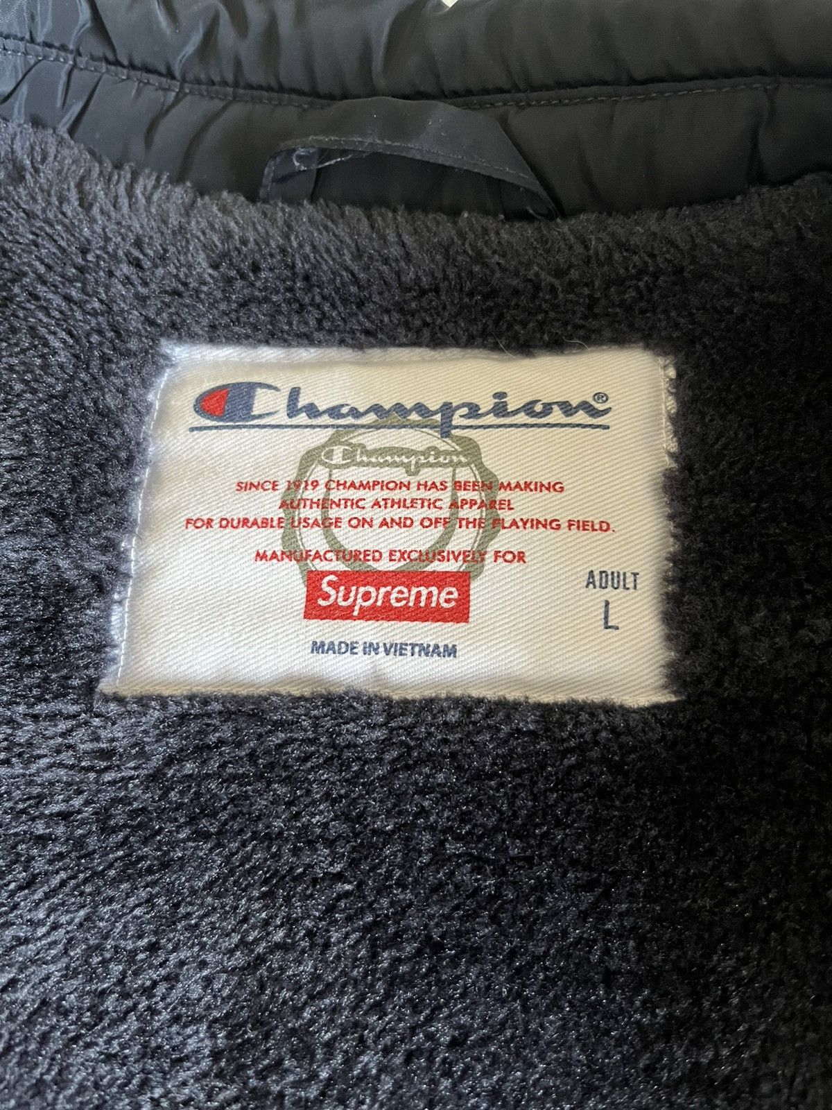Champion × Supreme Supreme Champion Jacket Size US L / EU 52-54 / 3 - 3 Thumbnail