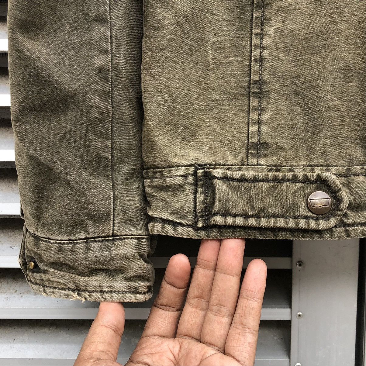 Levi's Vintage Levis Olive Green Army Military Field Trucker Jacket Size US M / EU 48-50 / 2 - 13 Thumbnail