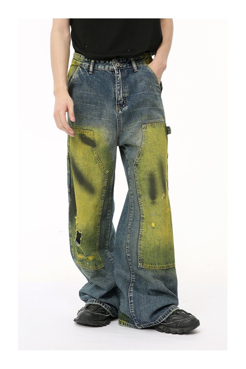 Other Worn out Carpenter Baggy Jeans Size US 29 - 1 Thumbnail