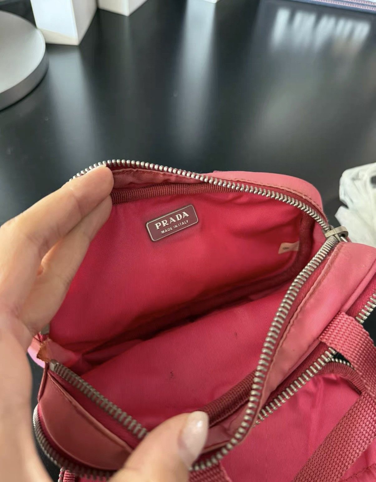 Prada Prada Mini Vintage Bowling Bag J36 Size ONE SIZE - 7 Thumbnail