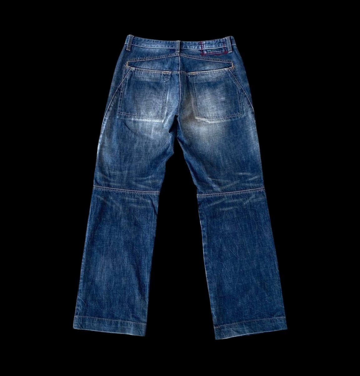 Marithe + Francois Girbaud Archival Marithé François Girbaud Panelled Technical Denim Size US 31 - 10 Thumbnail
