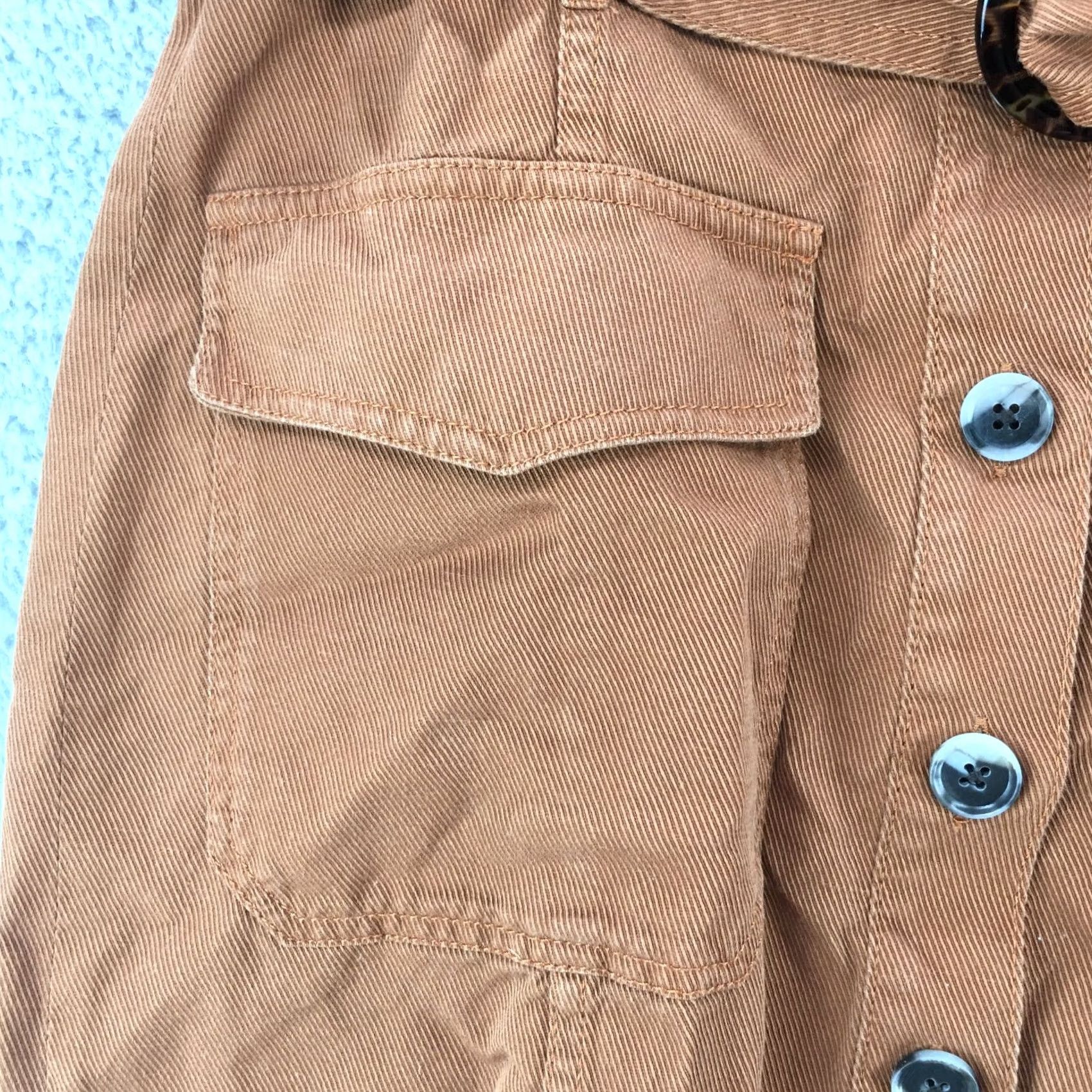 Banana Republic Banana Republic Belted Paperbag A Line Skirt Womens 4 Brown Corduroy Short Fall Spring Summer Casual Pockets Mens Womens Girls Boys Size 27" / US 4 / IT 40 - 3 Thumbnail