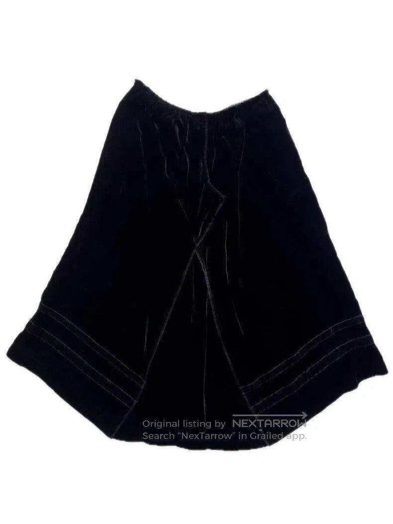 Comme des Garcons Comme Des Garcons size M Black velvet velvet dress Size 23" - 5 Thumbnail