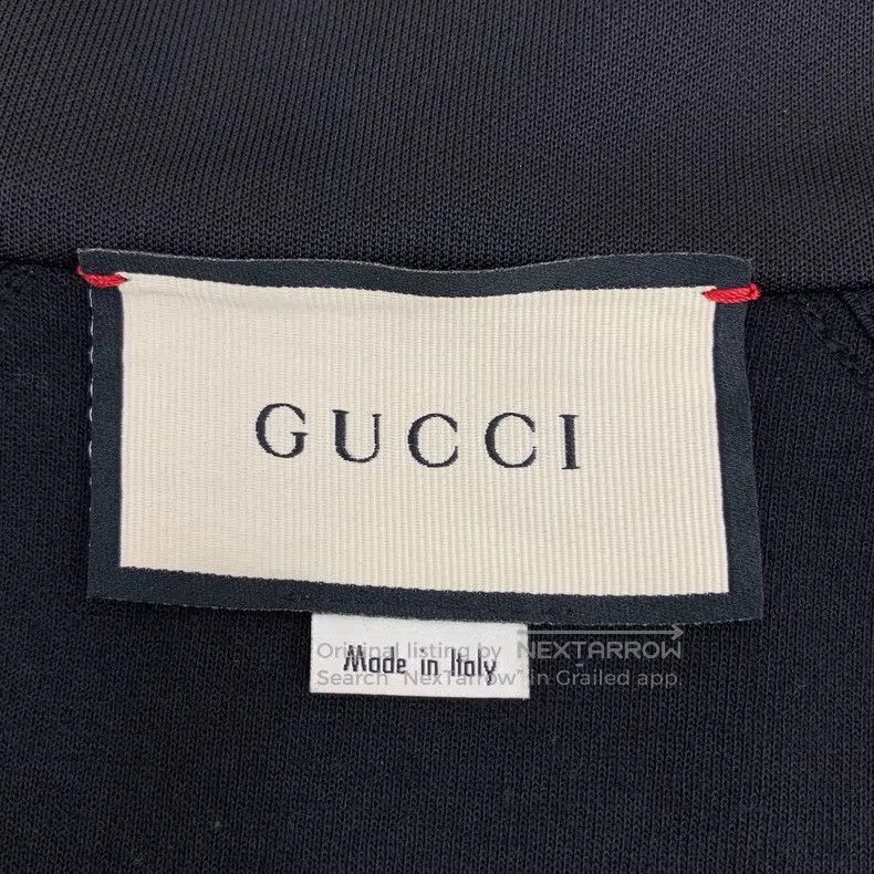 Gucci Gucci Black side striped logo stand-up collar zipper long- Size US S / EU 44-46 / 1 - 5 Thumbnail