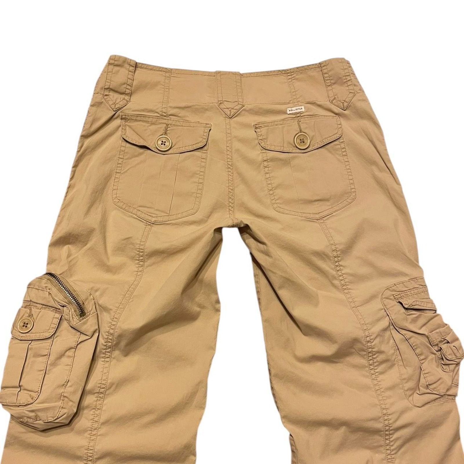 Hollister VTG Y2K Hollister lowrise grunge utility cargo pants Size 0 Size 25" / US 0 / IT 36 - 4 Thumbnail