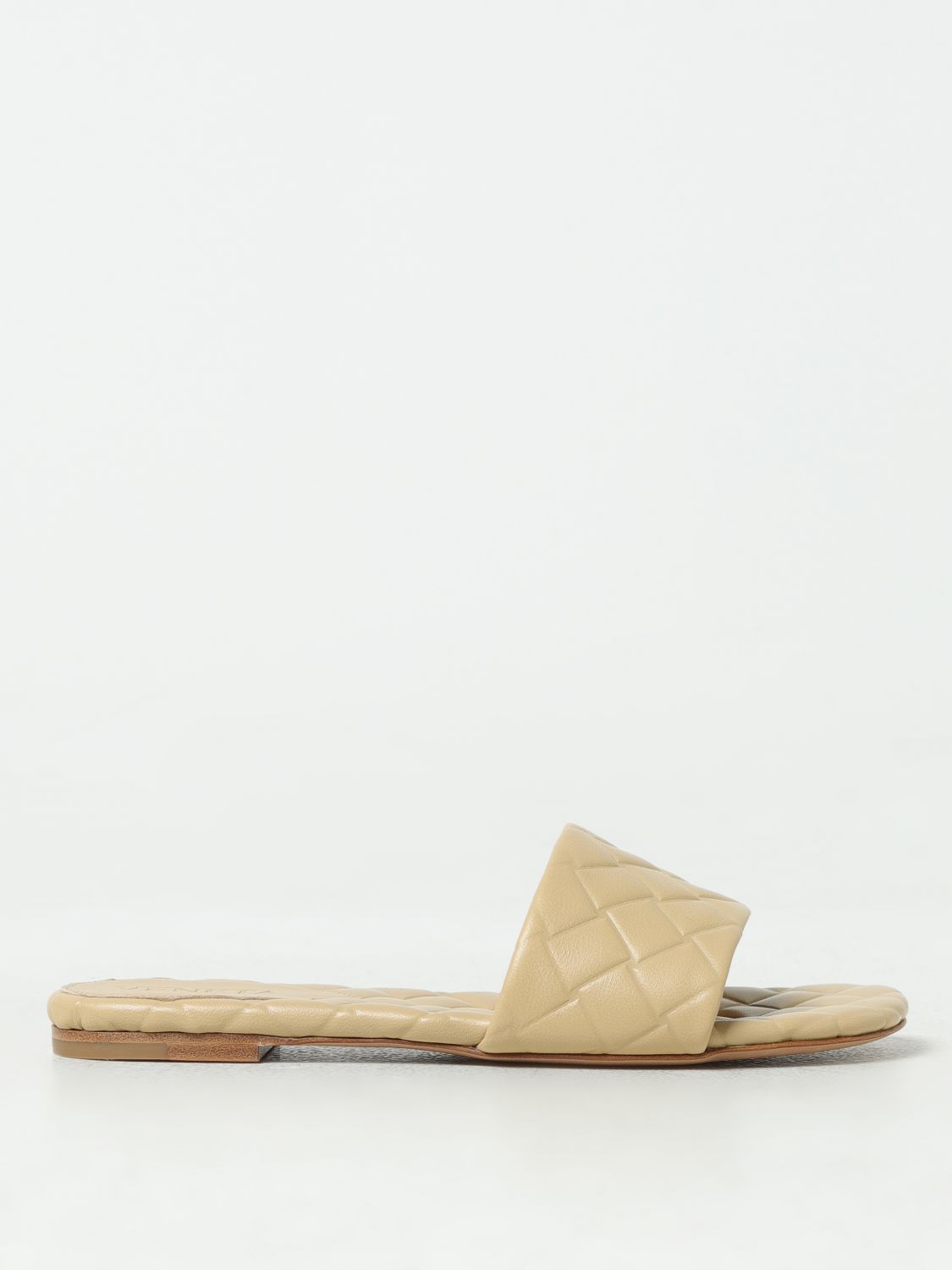 image of Bottega Veneta Flat Shoes Woman Beige, Women's (Size 9)