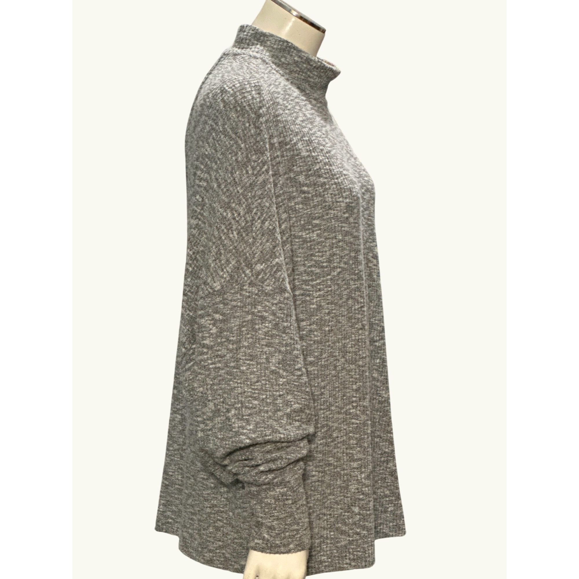 Other CCC Slash Neck Cut Out Back Gray Open Turtleneck Sweater Lar Size L / US 10 / IT 46 - 4 Thumbnail