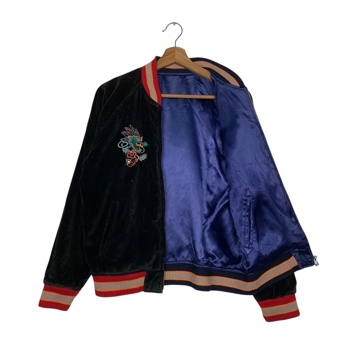 Japanese Brand Japanese Brand Clear Land Reversible Sukajan Jacket Size US XS / EU 42 / 0 - 11 Thumbnail