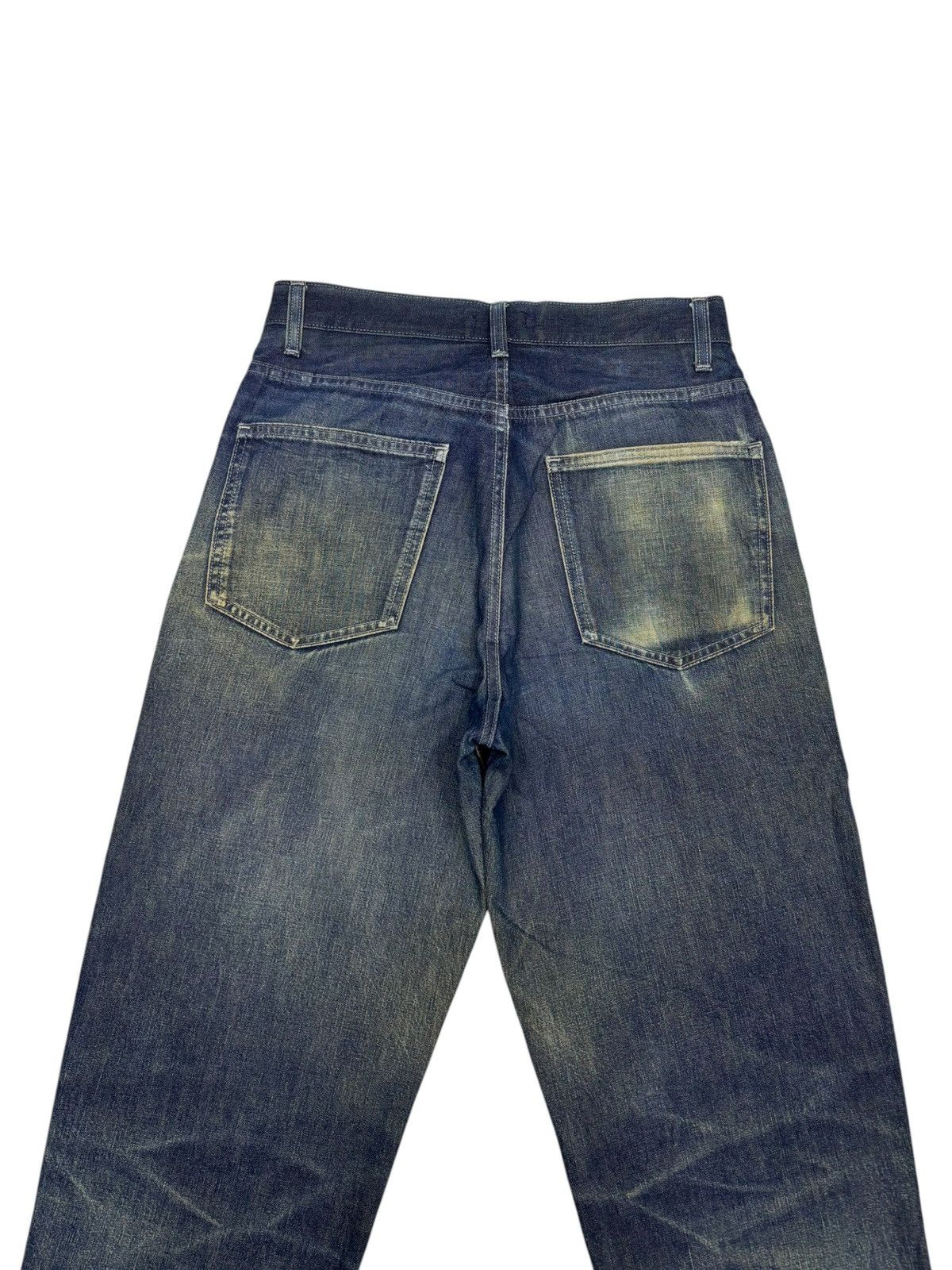 Kapital UNIQLO RUSTY MUD WASH WIDE LOOSE DISTRESSED DENIM JEANS Size US 28 / EU 44 - 6 Thumbnail
