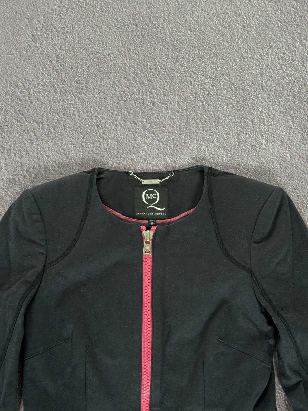 Alexander McQueen Alexander Mcqueen Luxury Vintage Zip Up Blazer Size XS / US 0-2 / IT 36-38 - 2 Thumbnail