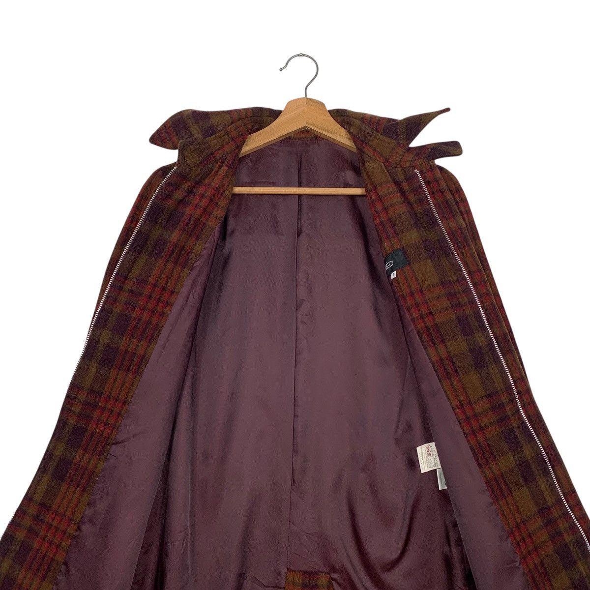 Japanese Brand Japanese Brand Ined Tartan Coat Size S / US 4 / IT 40 - 12 Thumbnail
