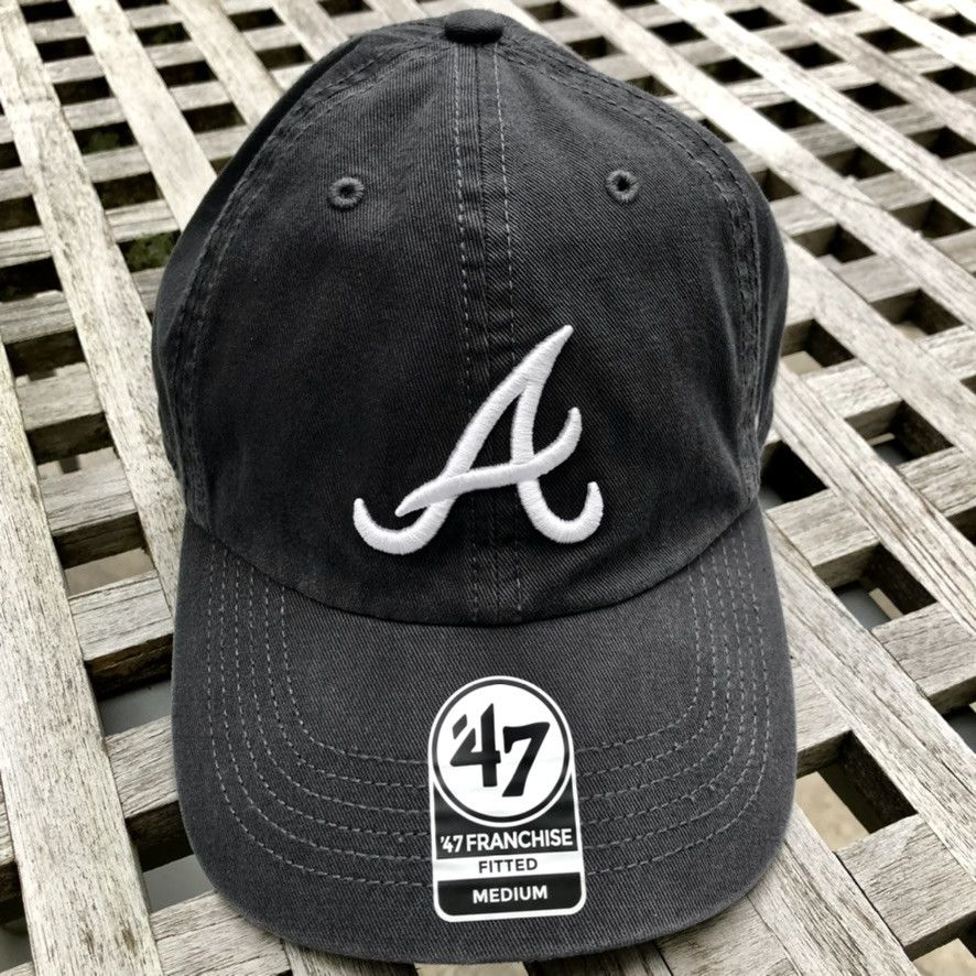 47 Brand Atlanta Braves 47 Brand MLB Fitted Cap Hat M Medium Size ONE SIZE - 1 Thumbnail