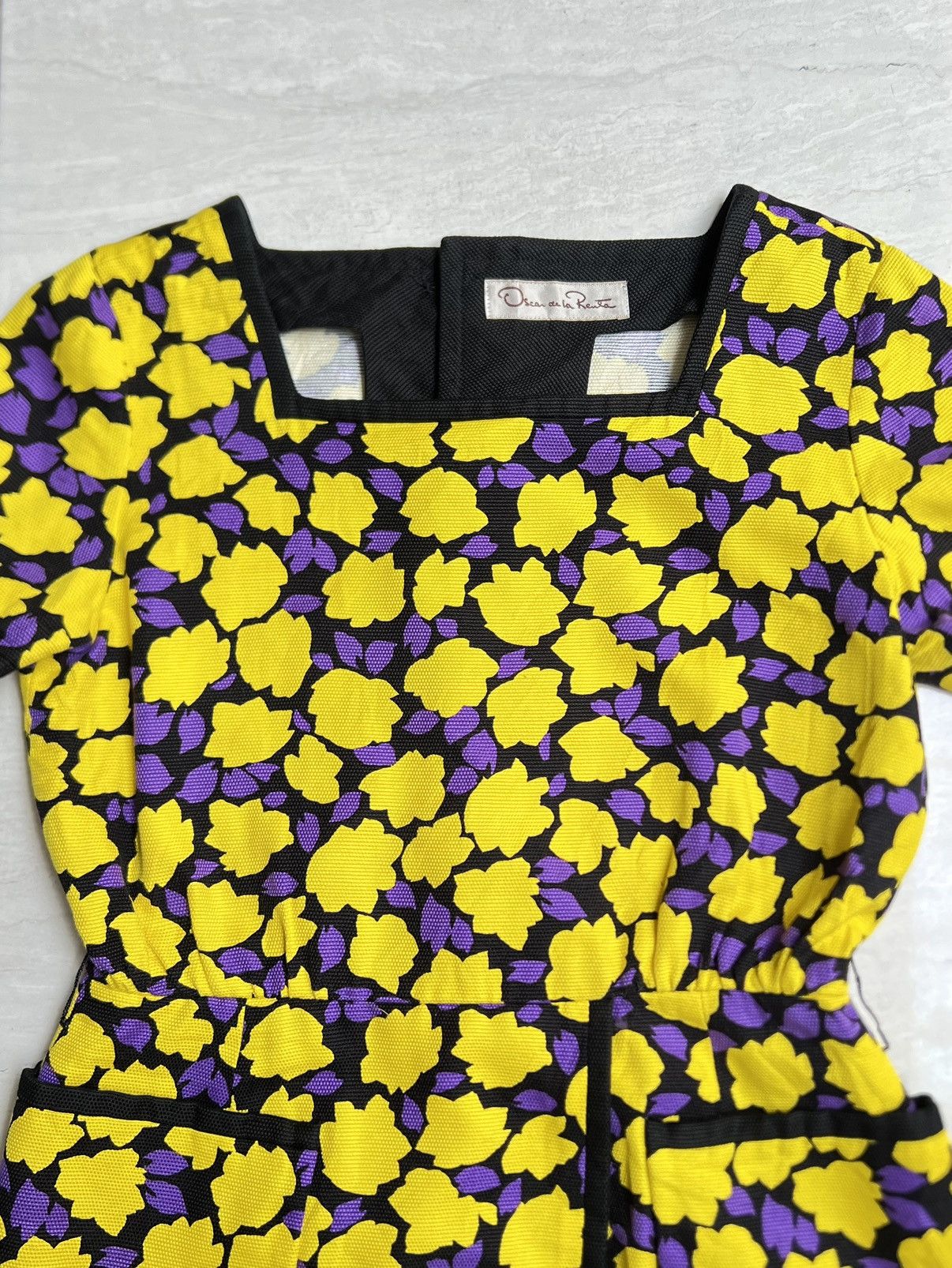 Oscar De La Renta OSCAR DE LA RENTA Flower Motive Dress Size XS / US 0-2 / IT 36-38 - 14 Thumbnail