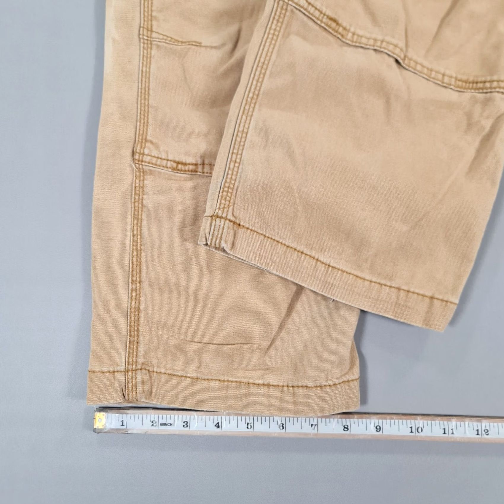 Carhartt VINTAGE Carhartt Mens Trousers Carpenter Beige W38 L30 Relaxed Fit Double Knee Work Pants 102802 Size US 38 / EU 54 - 7 Thumbnail