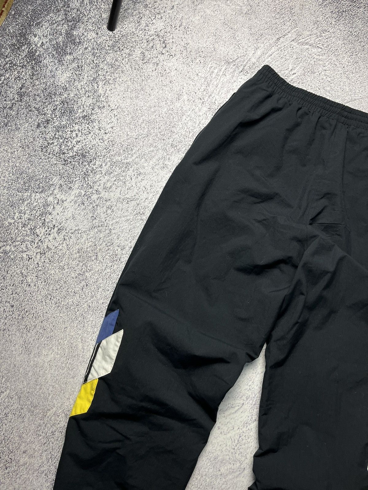 Adidas Vintage Adidas Track Pants Grape Black Nylon White Logo 90s Size US 34 / EU 50 - 22 Thumbnail
